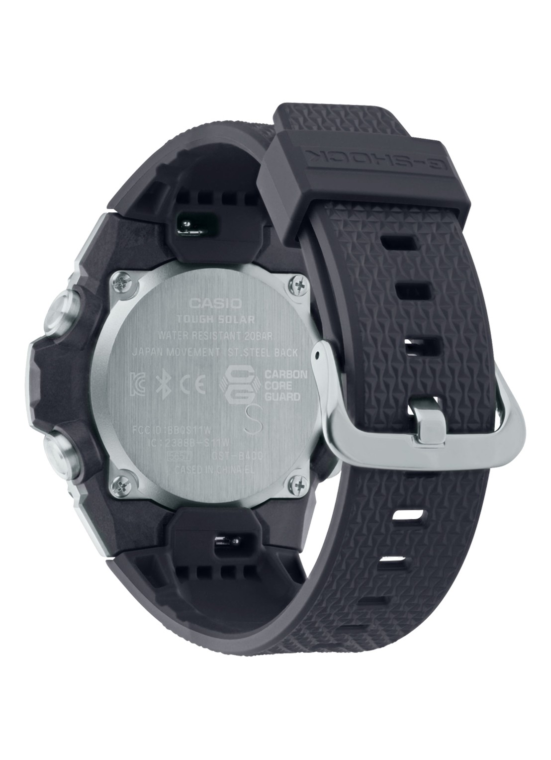 G-Shock G-STEEL horloge GST-B400 - detail 5 zilver