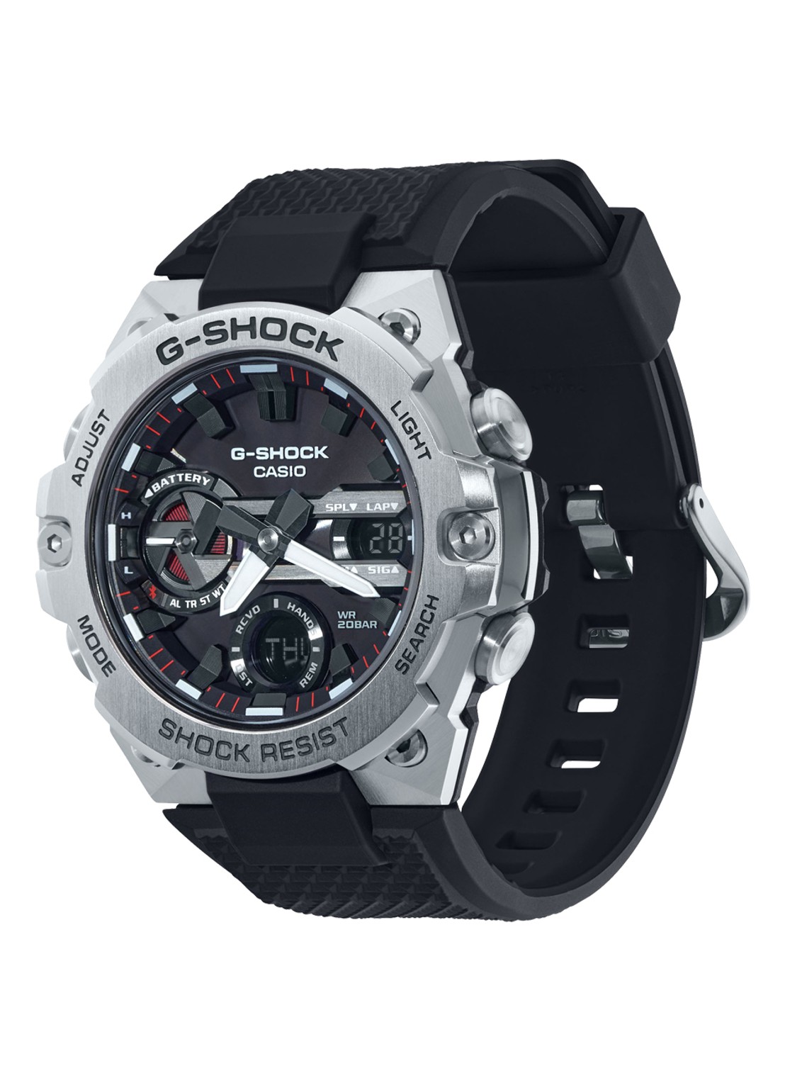 G-Shock G-STEEL horloge GST-B400 - detail 6 zilver