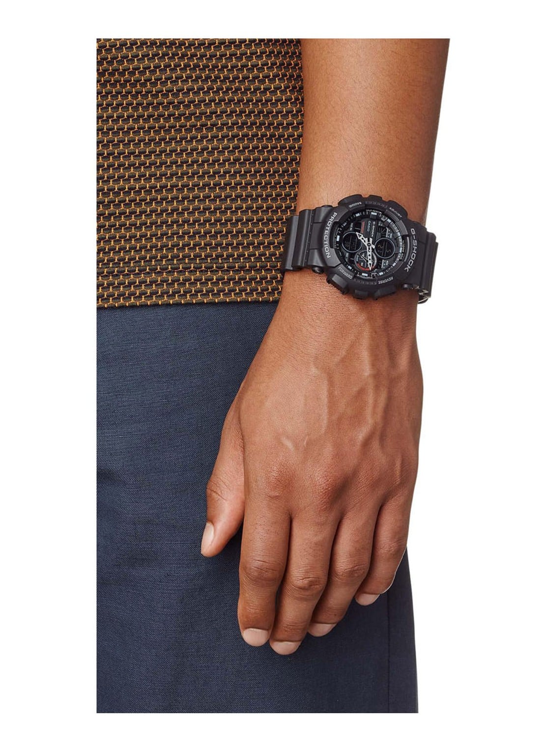 G-Shock Horloge GA-140-1A1ER - detail donkerblauw