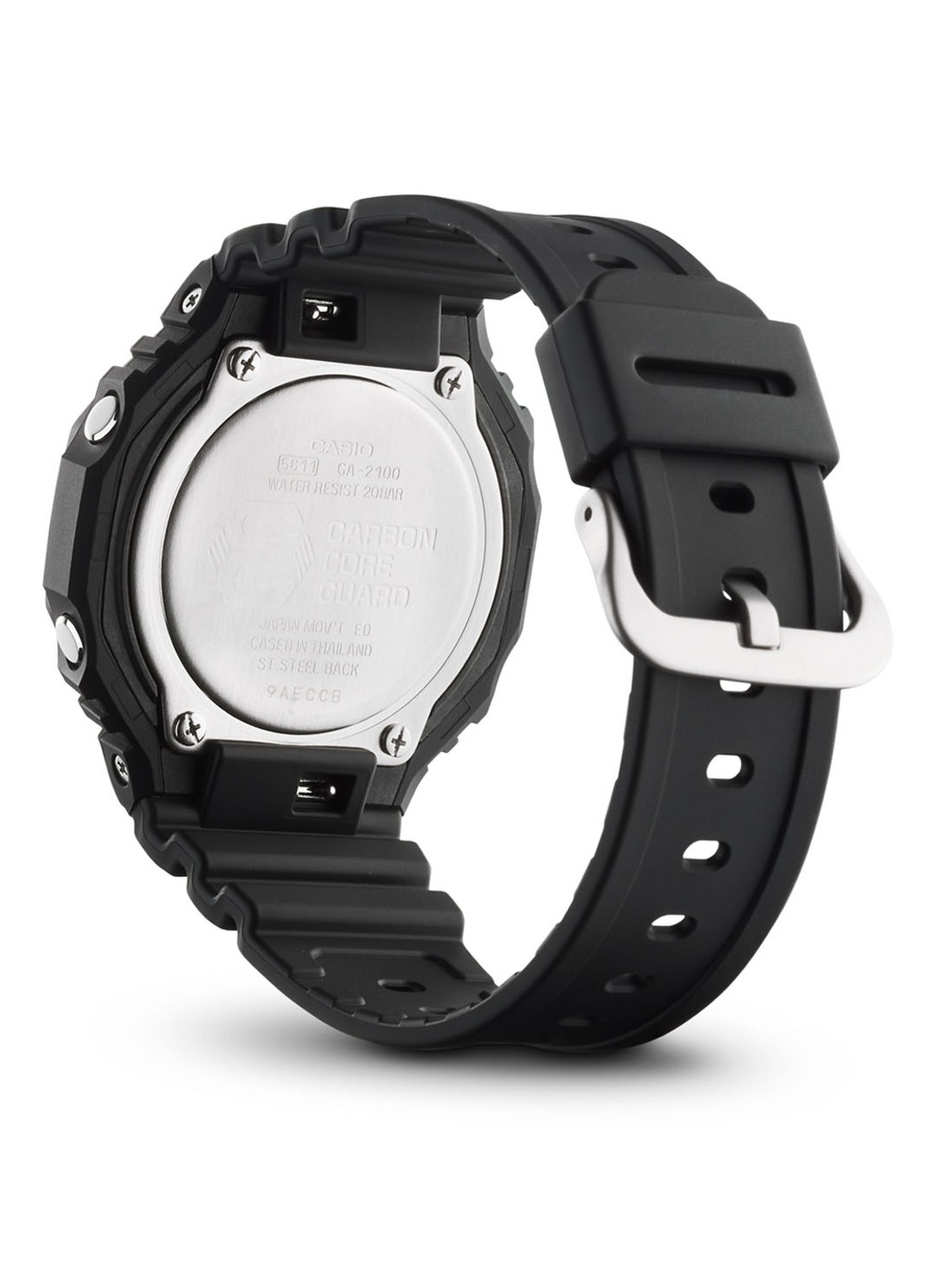 G-Shock Horloge GA-2100-1A1ER - detail 3 zwart
