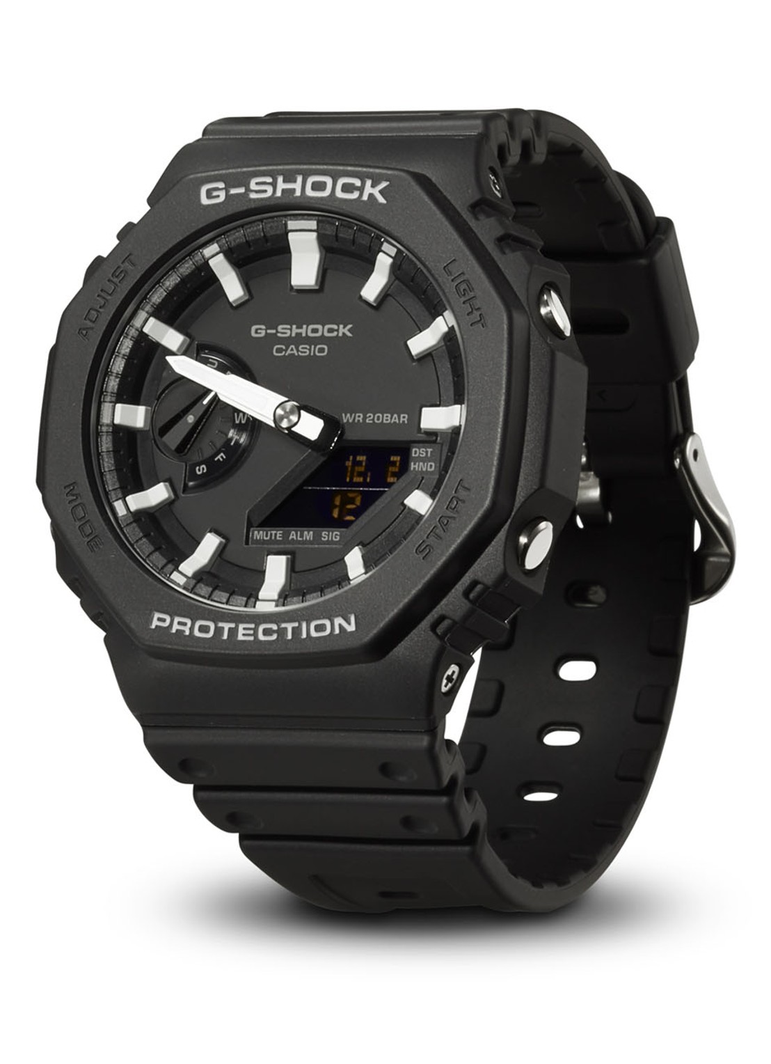 G-Shock Horloge GA-2100-1AER - voorkant 5 zwart