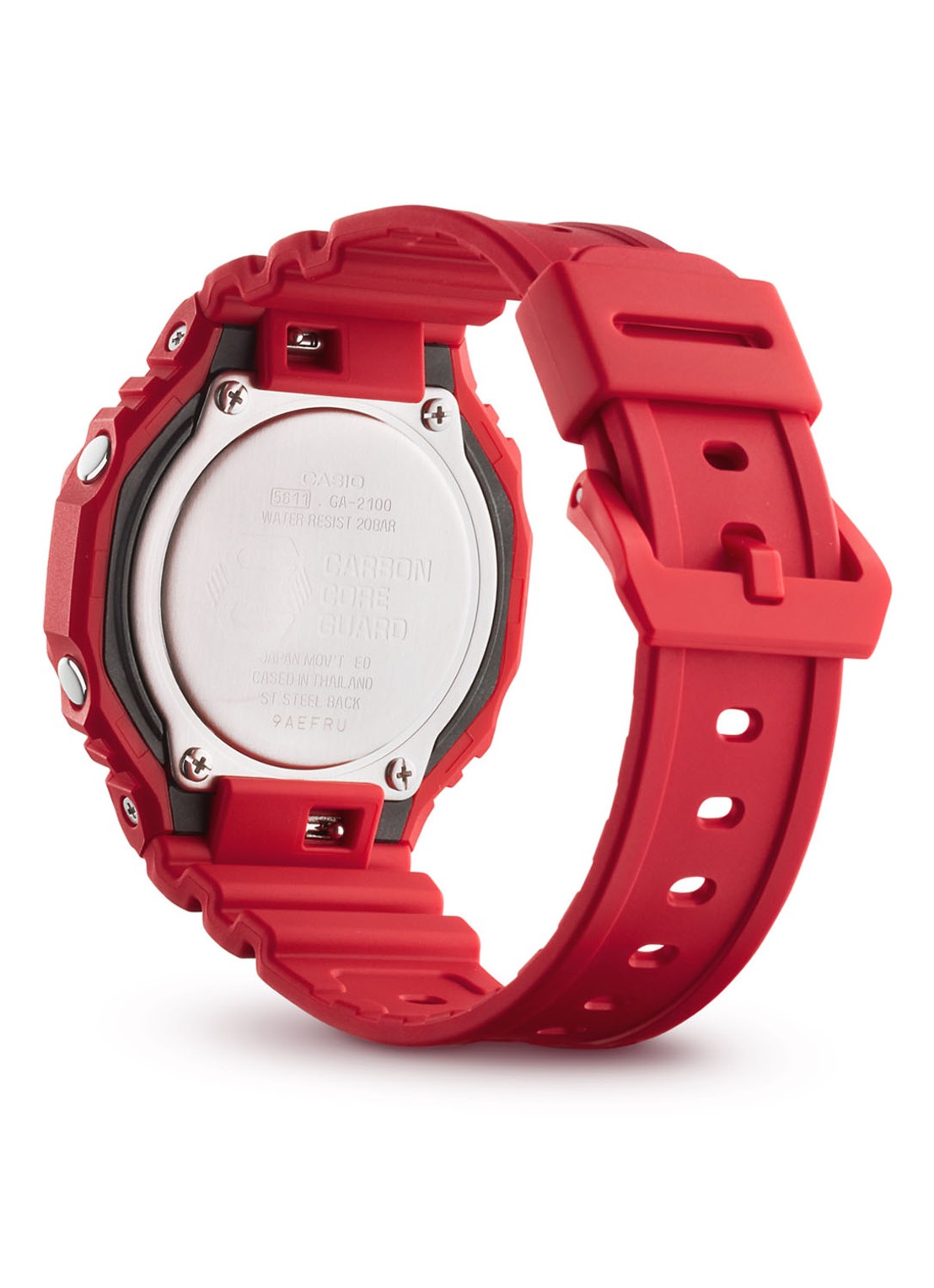 G-Shock Horloge GA-2100-4AER - detail 3 rood