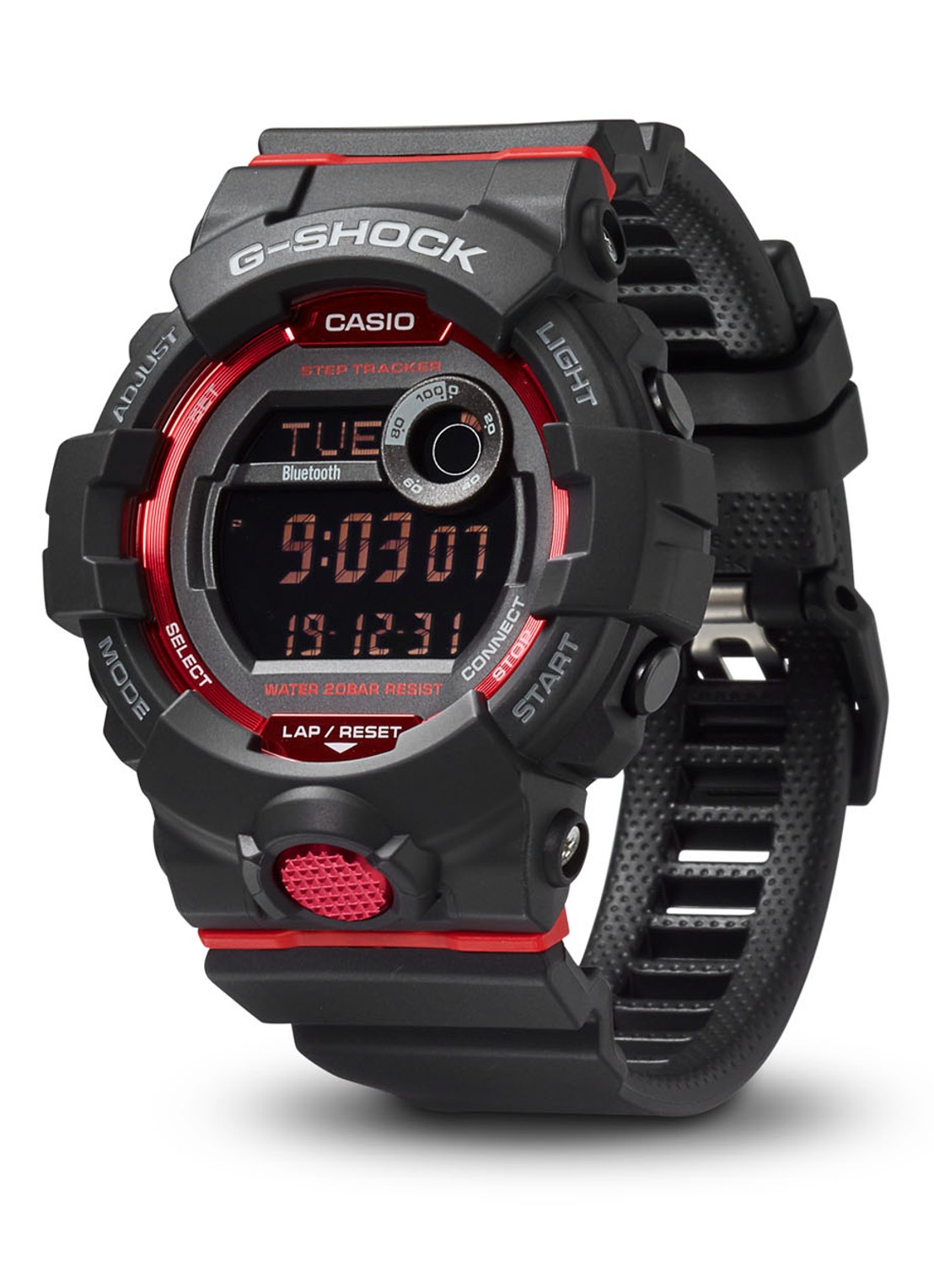 G-Shock Horloge GBD-800-1ER - voorkant zwart