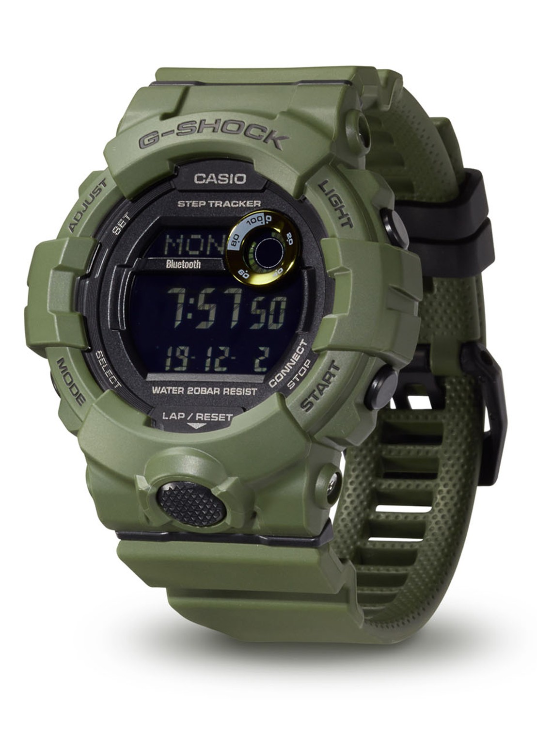 G-Shock Horloge GBD-800UC-3ER - voorkant groen