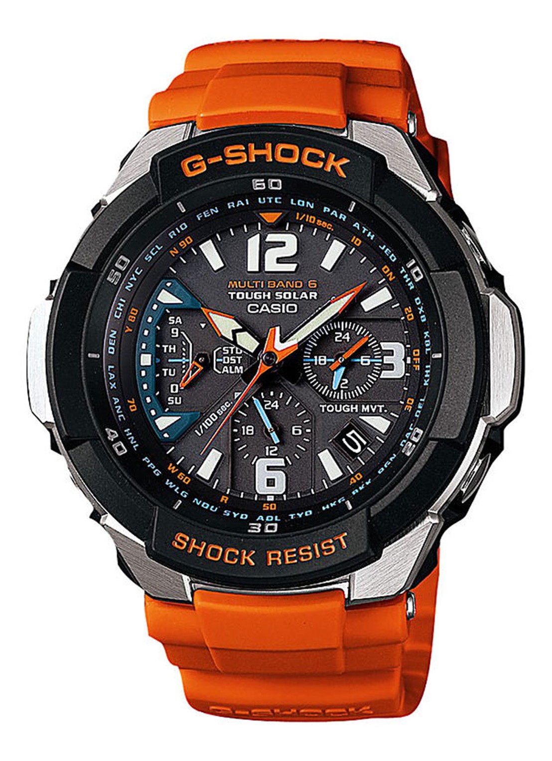 G-Shock Horloge GW-3000M-4AER - voorkant zwart