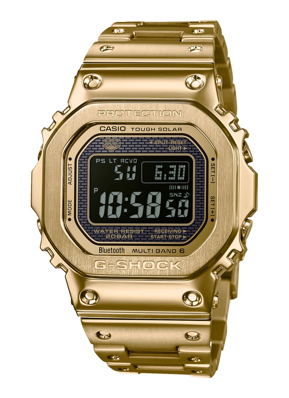 G-Shock Horloge Origin GMW-B5000GD-9ER - voorkant goud