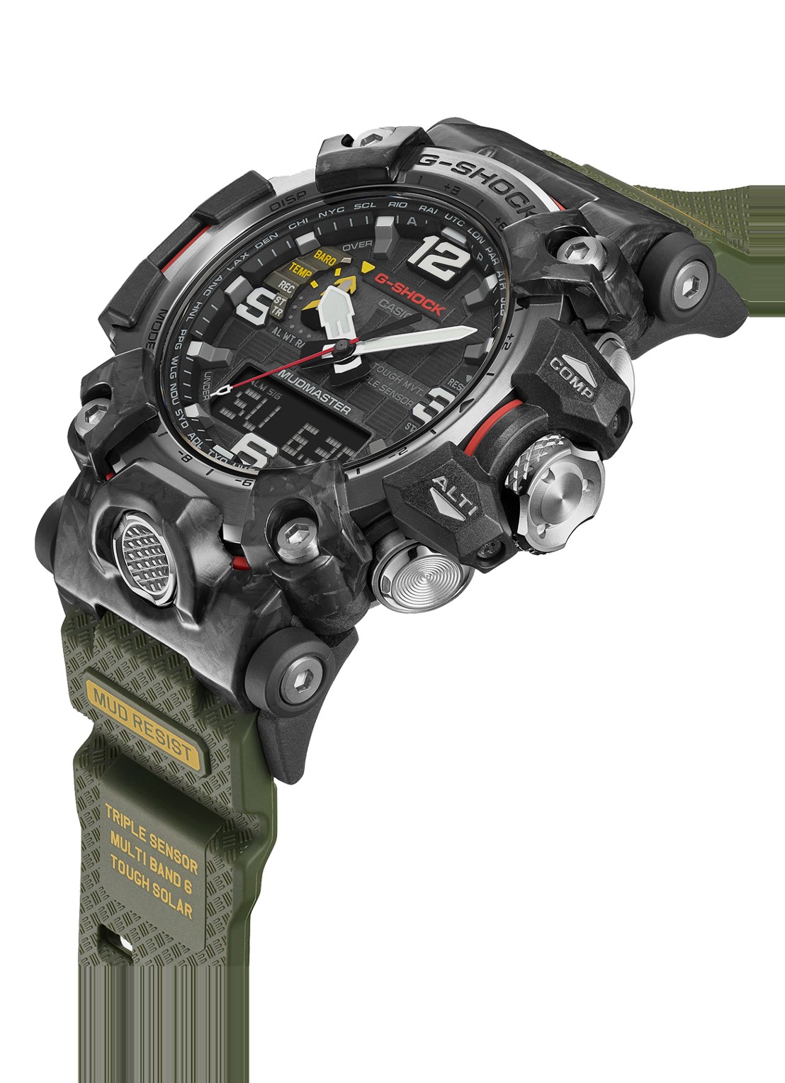 G-Shock Mudmaster horloge GWG-2000-1A3ER - detail 4 zwart