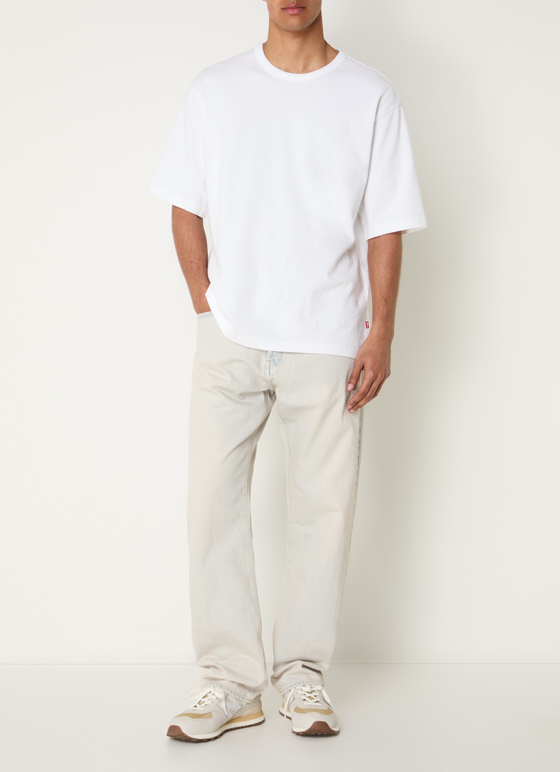G-Star RAW Dakota loose fit jeans met gekleurde wassing - voorkant 4 beige