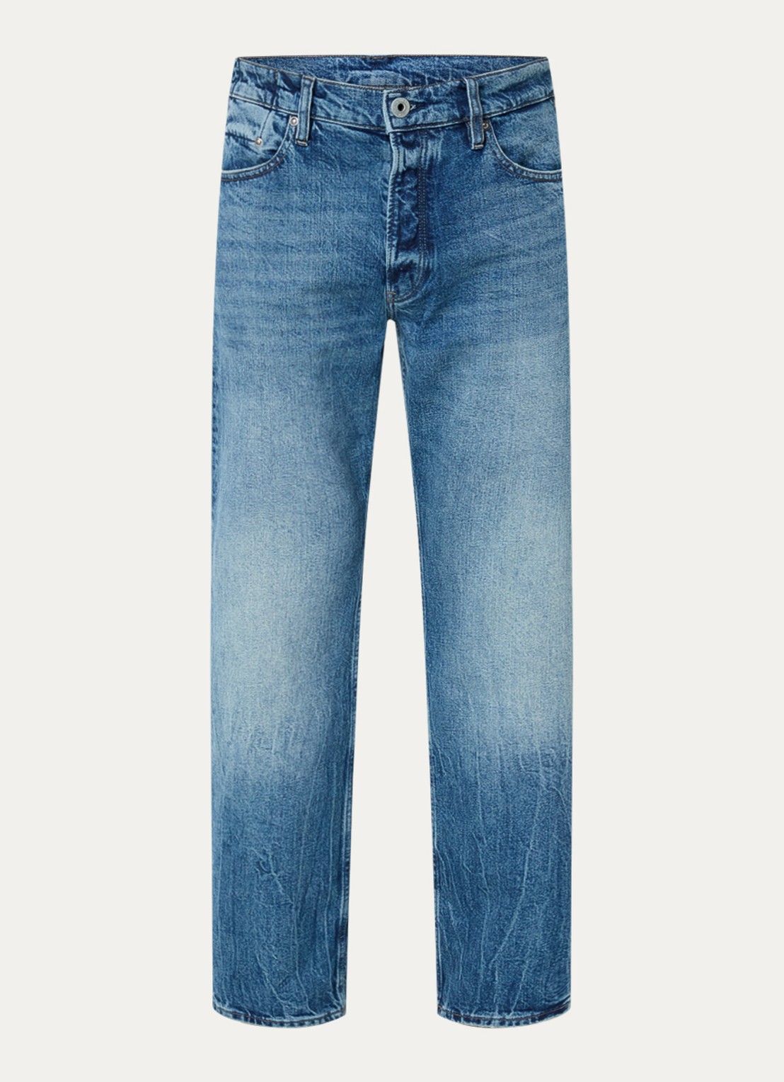 G-Star RAW Dakota straight leg jeans met medium wassing - voorkant 4 indigo