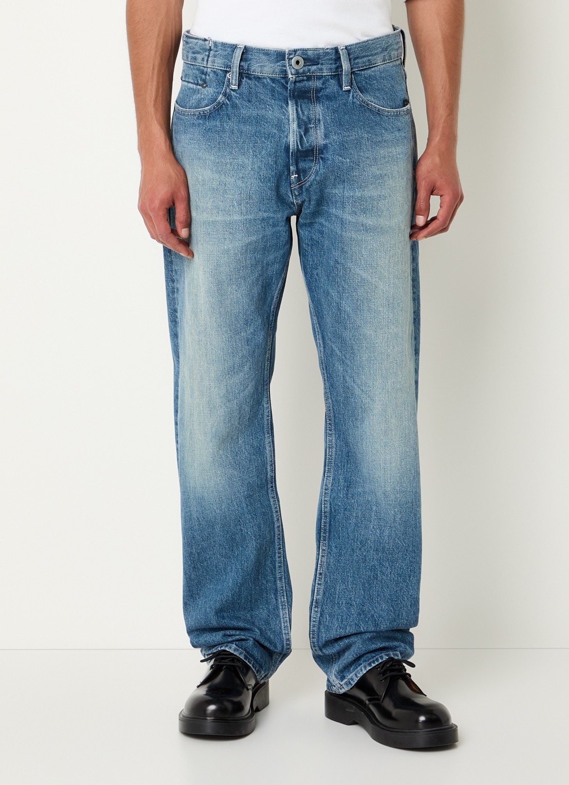 G-Star RAW Dakota straight leg jeans met steekzakken - detail 2 indigo