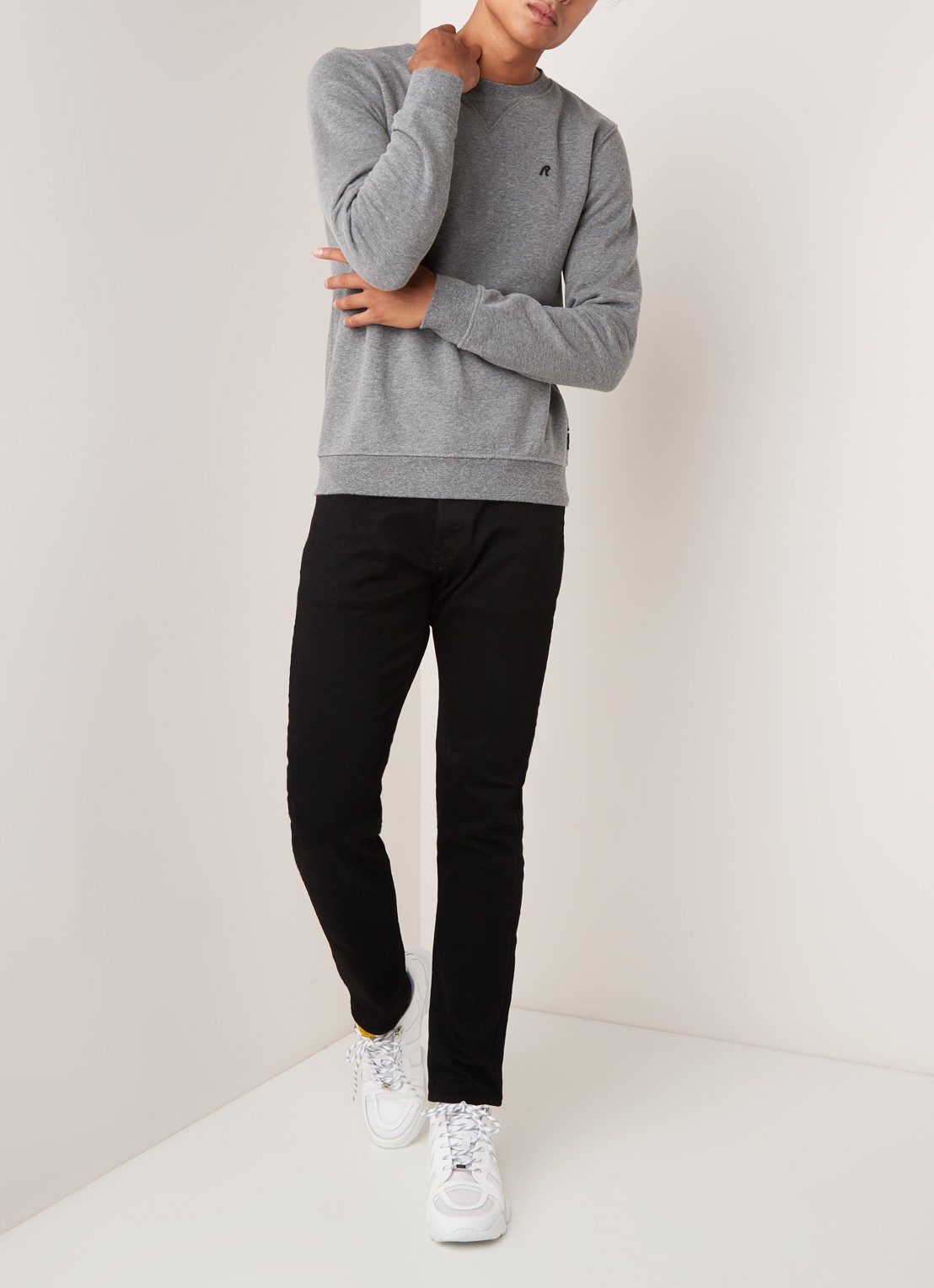 G-Star RAW Elto slim fit jeans met stretch - voorkant 4 zwart