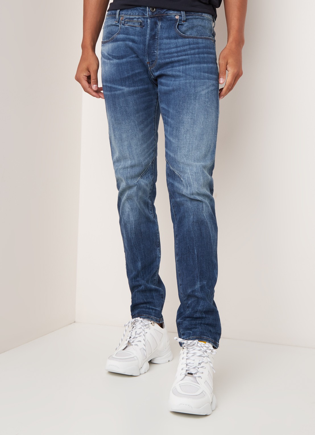 G-Star RAW Elto slim fit jeans met stretch - detail 4 indigo
