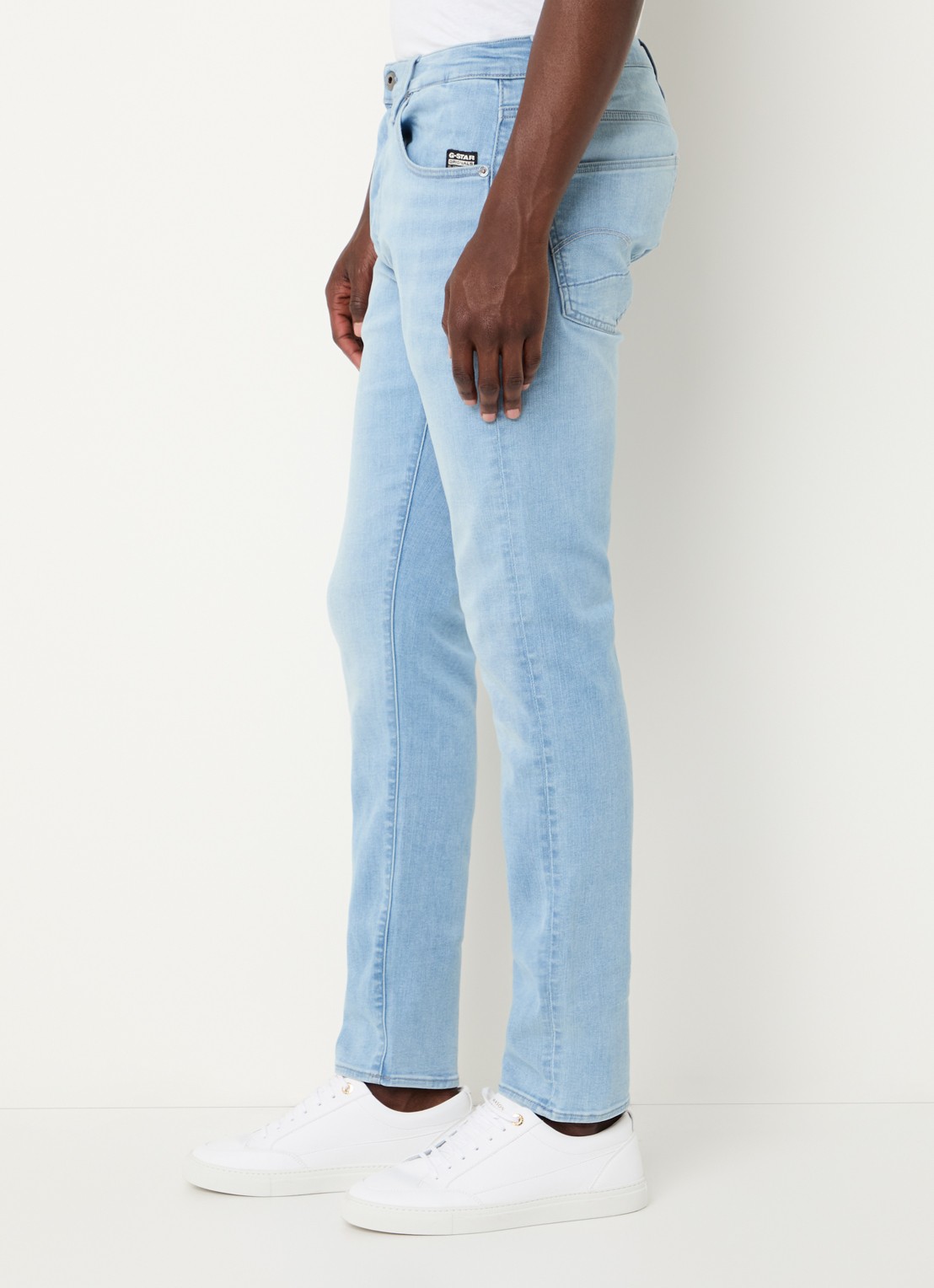 G-Star RAW G-Star 3301 Slim - detail 3 lichtblauw