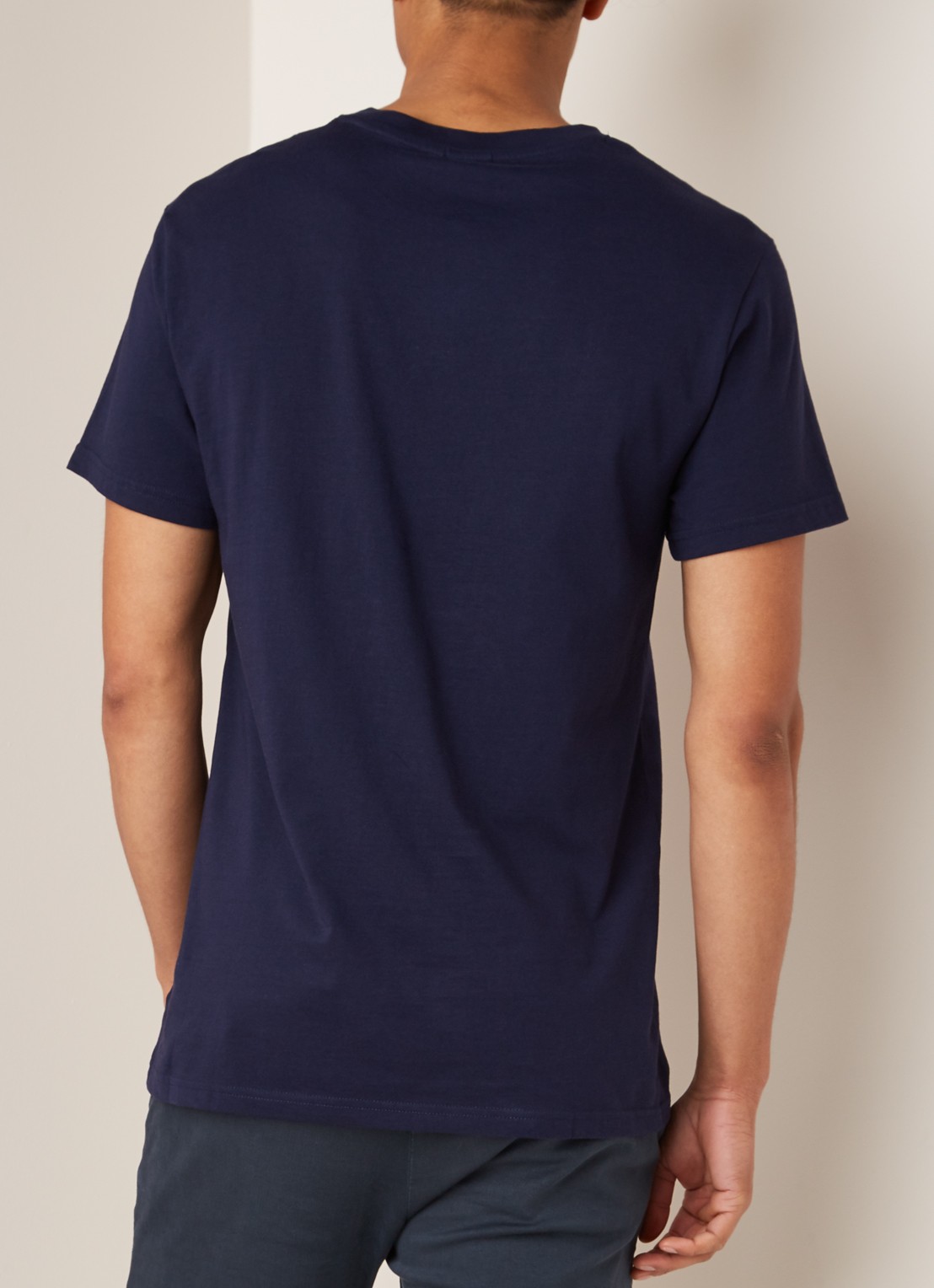 G-Star RAW Graphic T-shirt met tekstopdruk - achterkant 4 royalblauw
