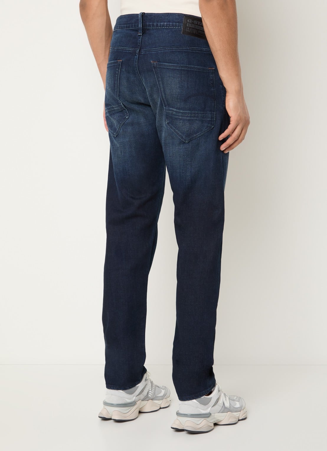 G-Star RAW Morry slim fit jeans met donkere wassing - achterkant indigo