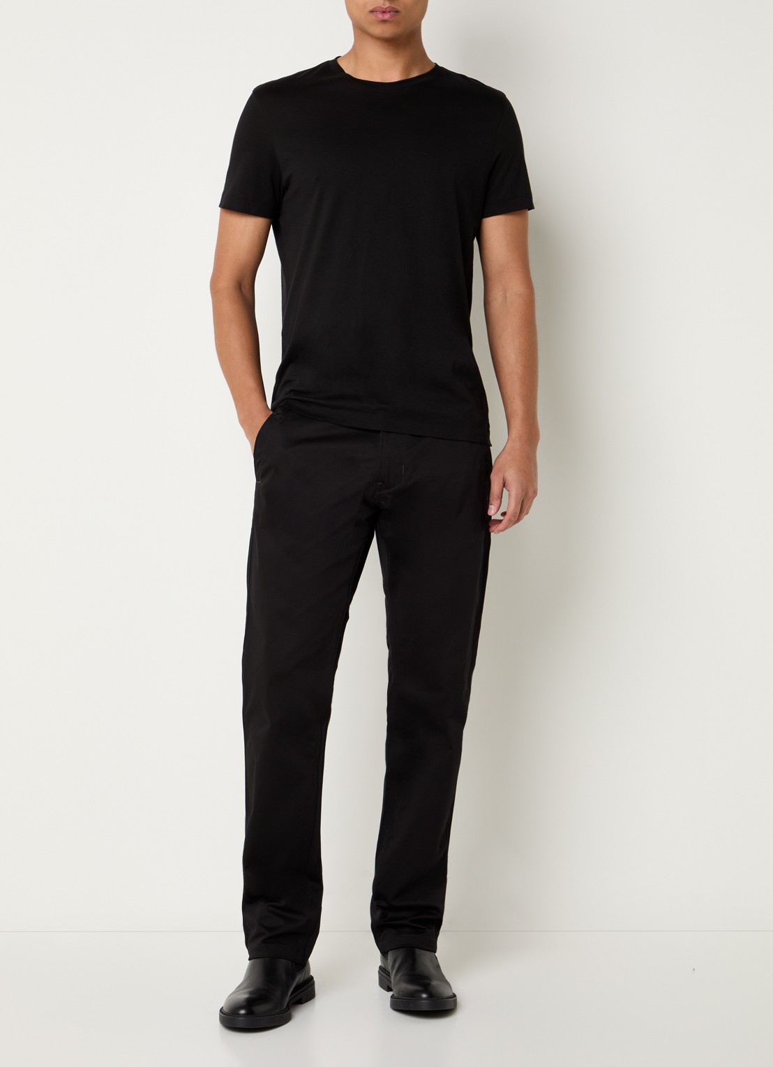 G-Star RAW Mosa straight fit chino met steekzakken - voorkant 5 zwart
