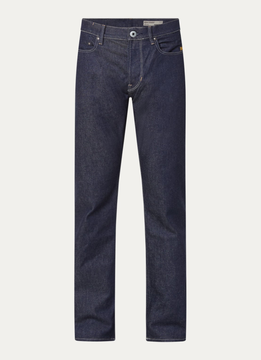 G-Star RAW Mosa straight leg jeans met medium wassing - voorkant 4 indigo