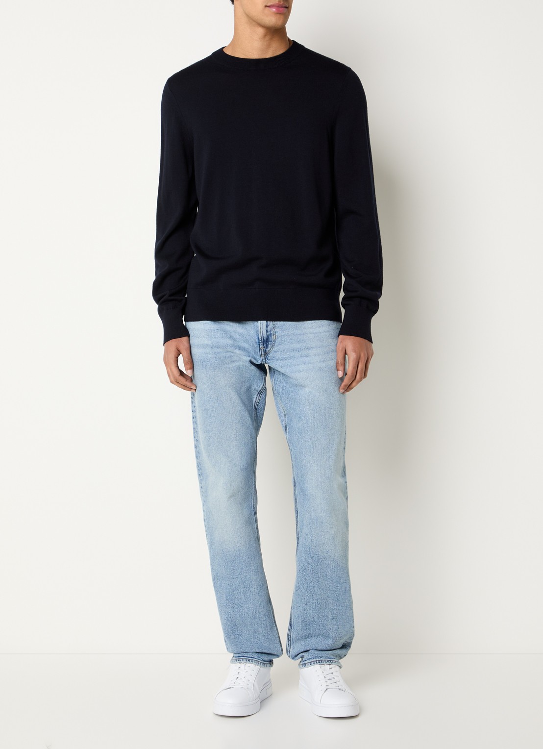 G-Star RAW Mosa straight leg jeans met steekzakken - voorkant 4 lichtblauw
