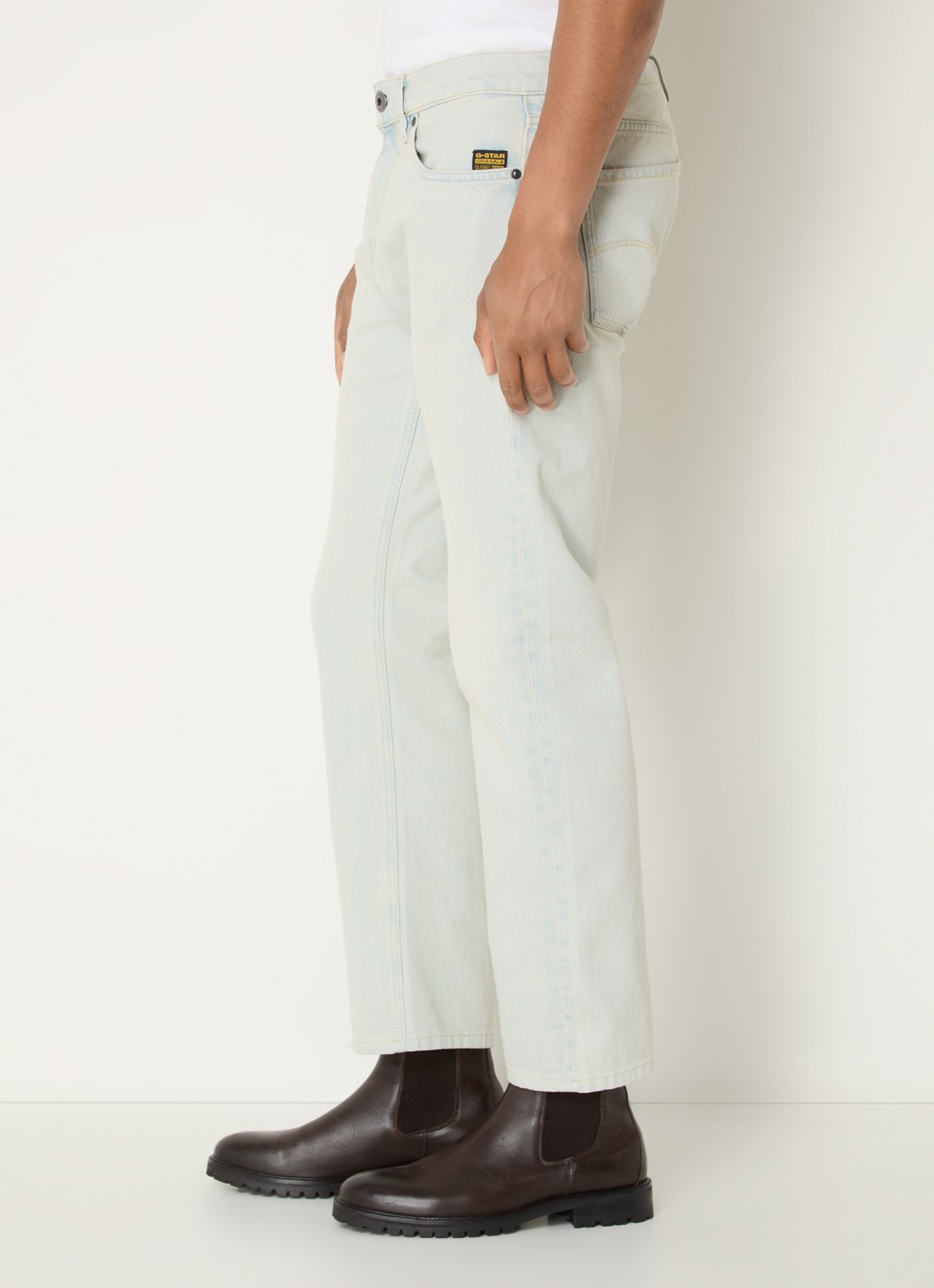 G-Star RAW Mosa straight leg jeans met steekzakken  - detail 4 blauw