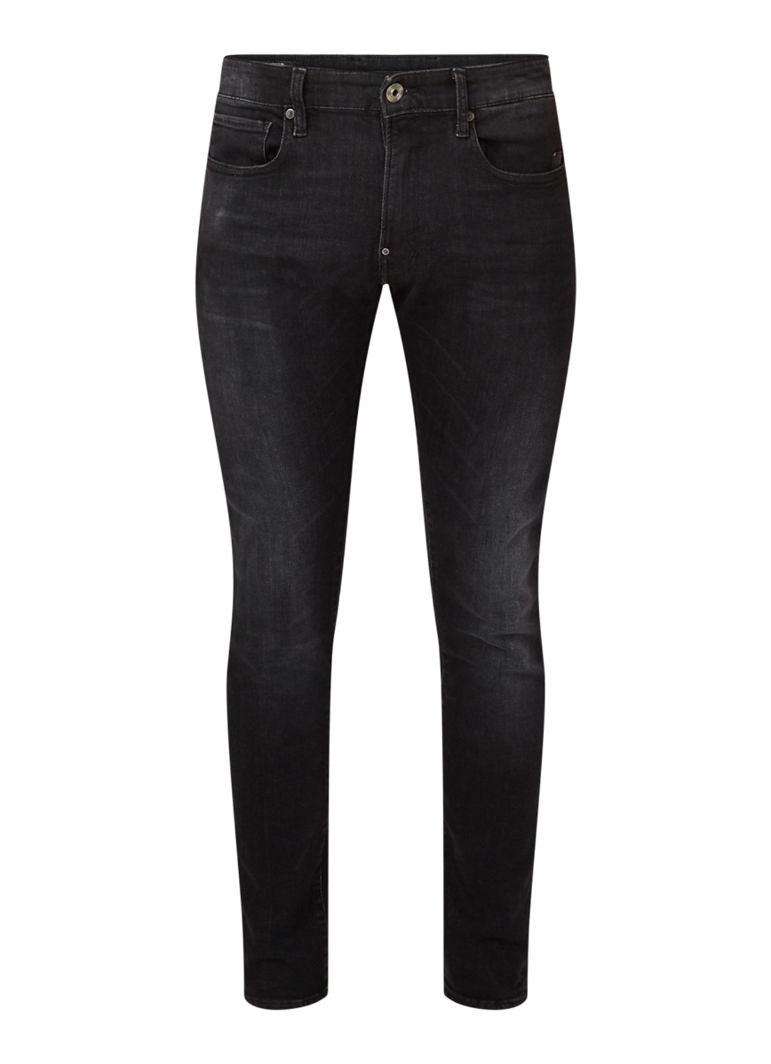 G-Star RAW Revend skinny jeans met stretch - voorkant 2 zwart