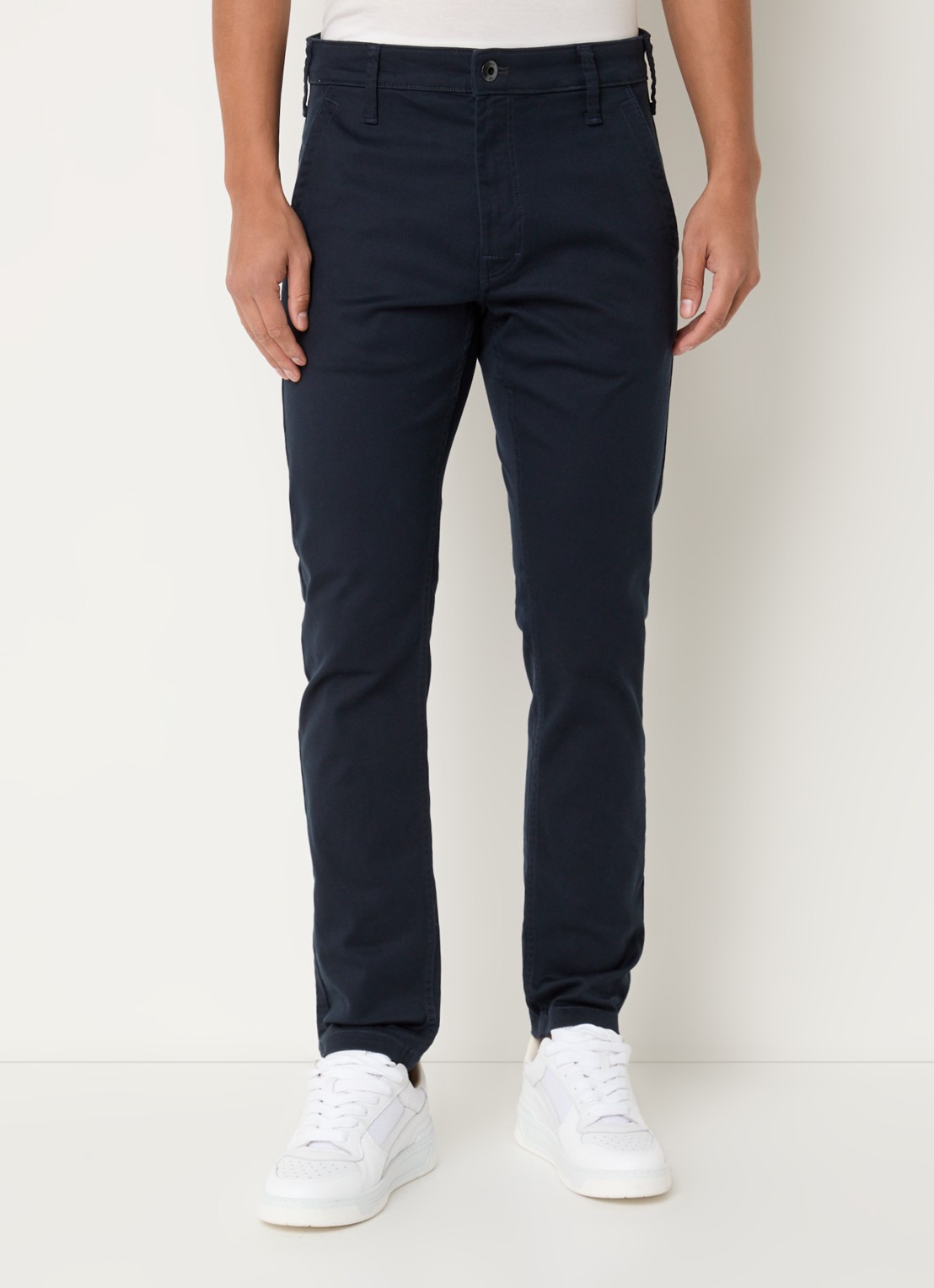 G-Star RAW Skinny fit chino met steekzakken - detail 2 donkerblauw