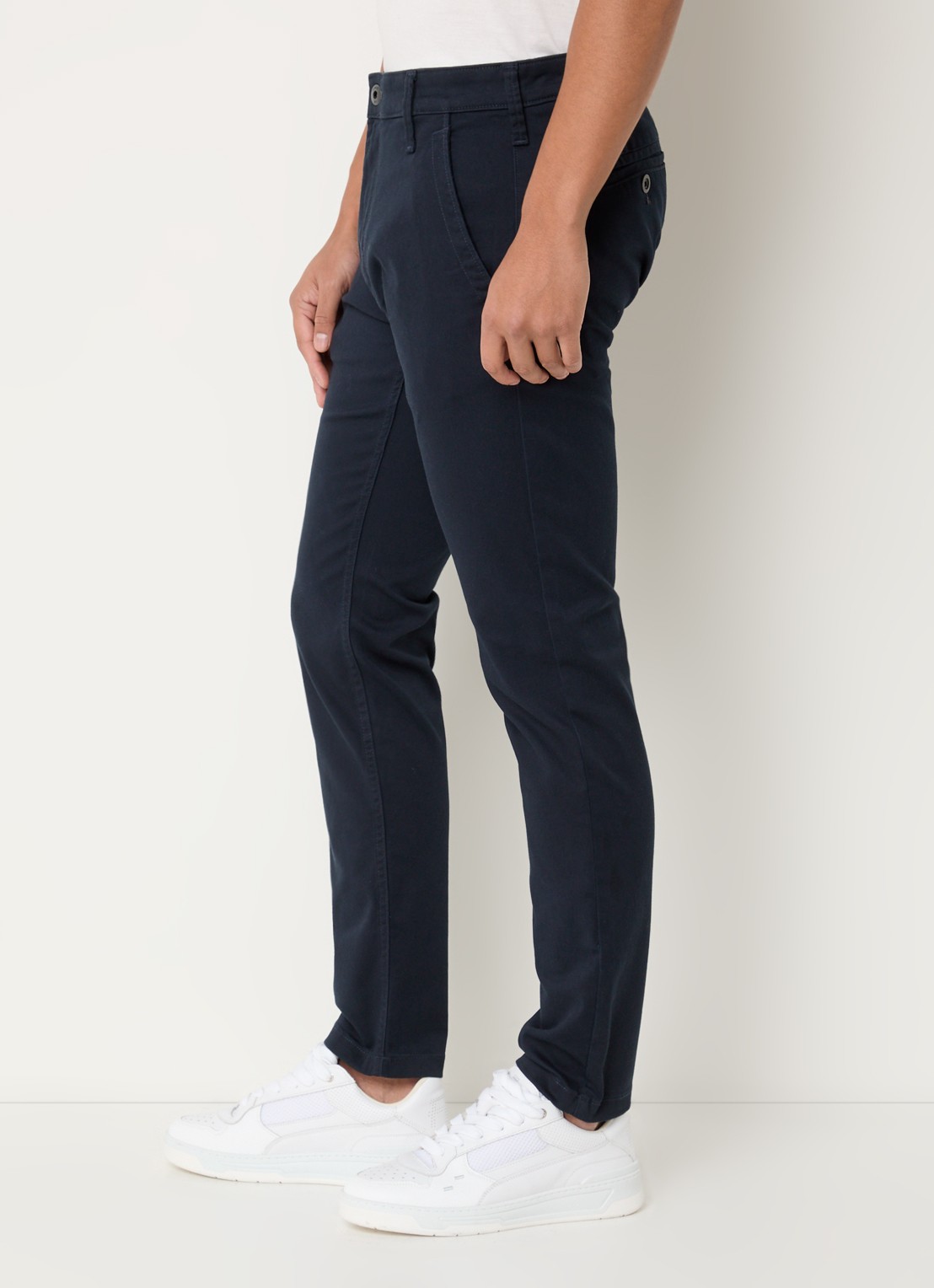 G-Star RAW Skinny fit chino met steekzakken - detail 3 donkerblauw