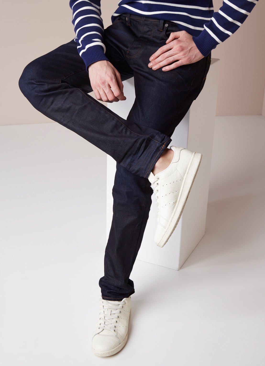 G-Star RAW Straight Raw 3301 TAPERED - detail 2 indigo