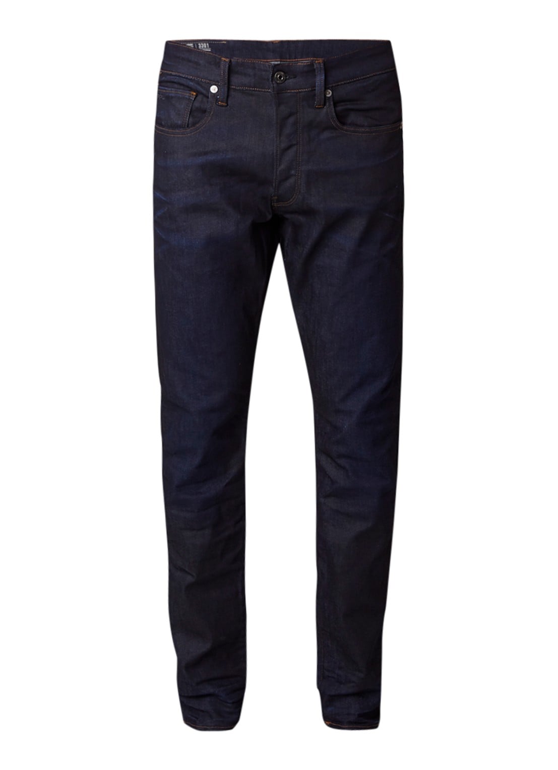 G-Star RAW Straight Raw 3301 TAPERED - voorkant 4 indigo