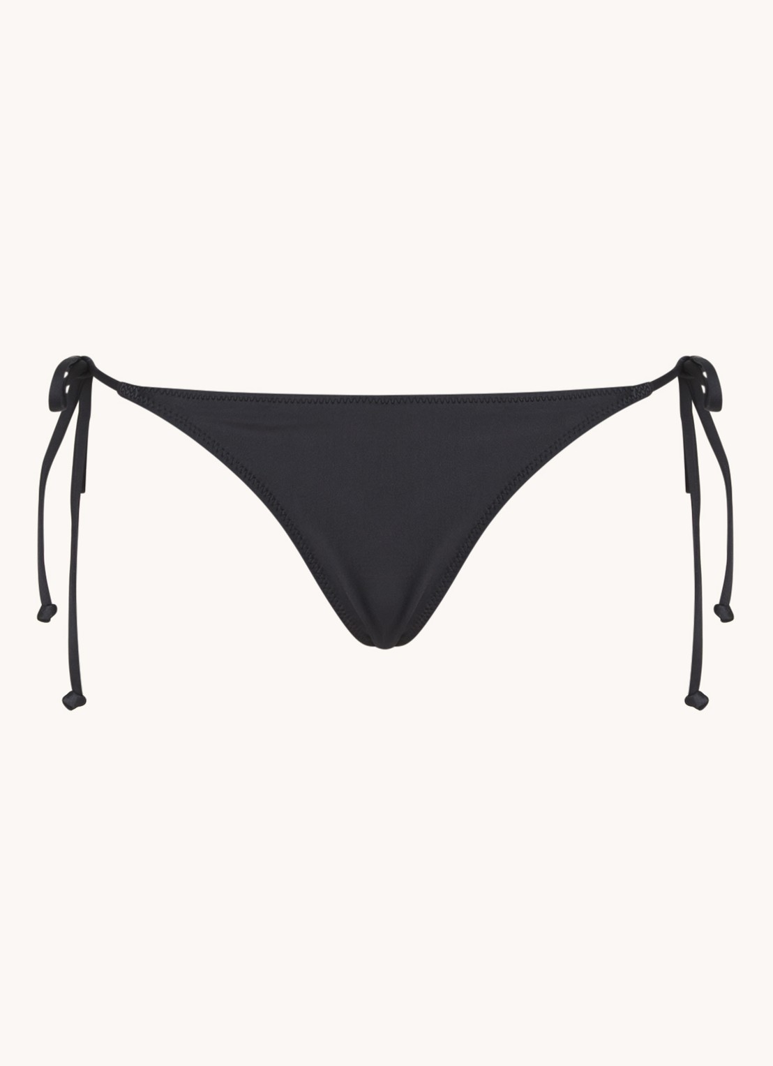 Ganni Bikinislip met geknoopt detail - voorkant 3 zwart
