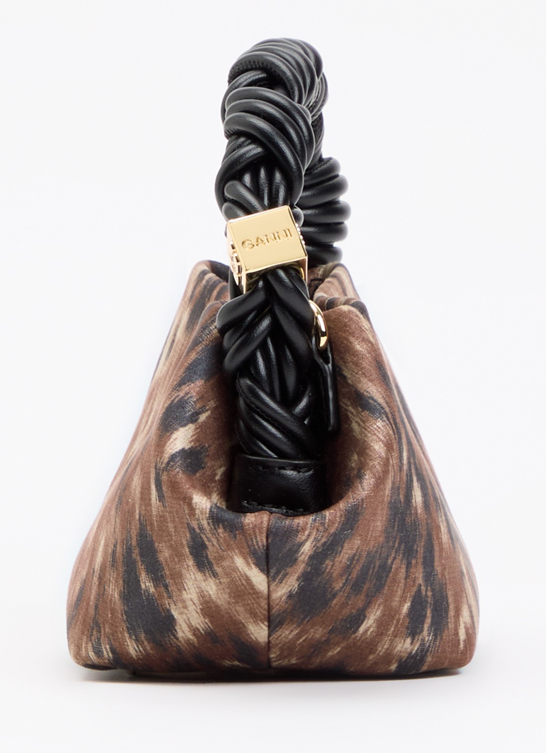 Ganni Bou Mini handtas met afneembare schouderriem - detail 3 bruin