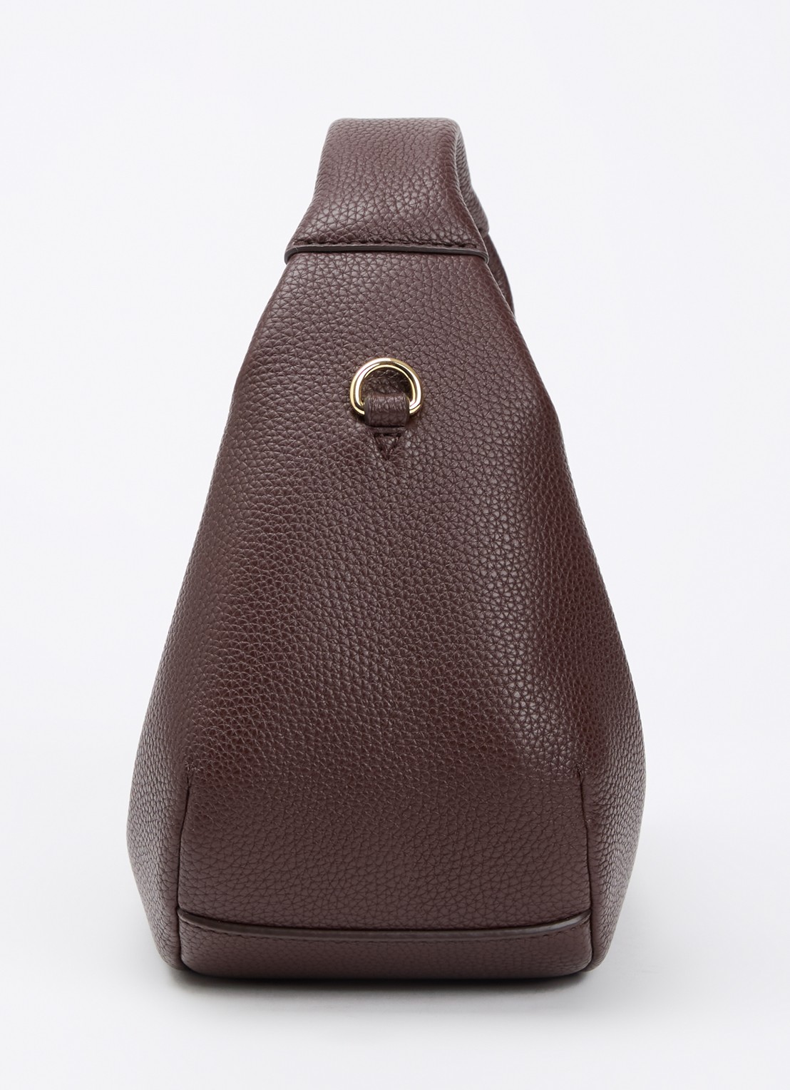 Ganni Hobo Mini handtas met afneembare schouderriem - detail 6 donkerbruin