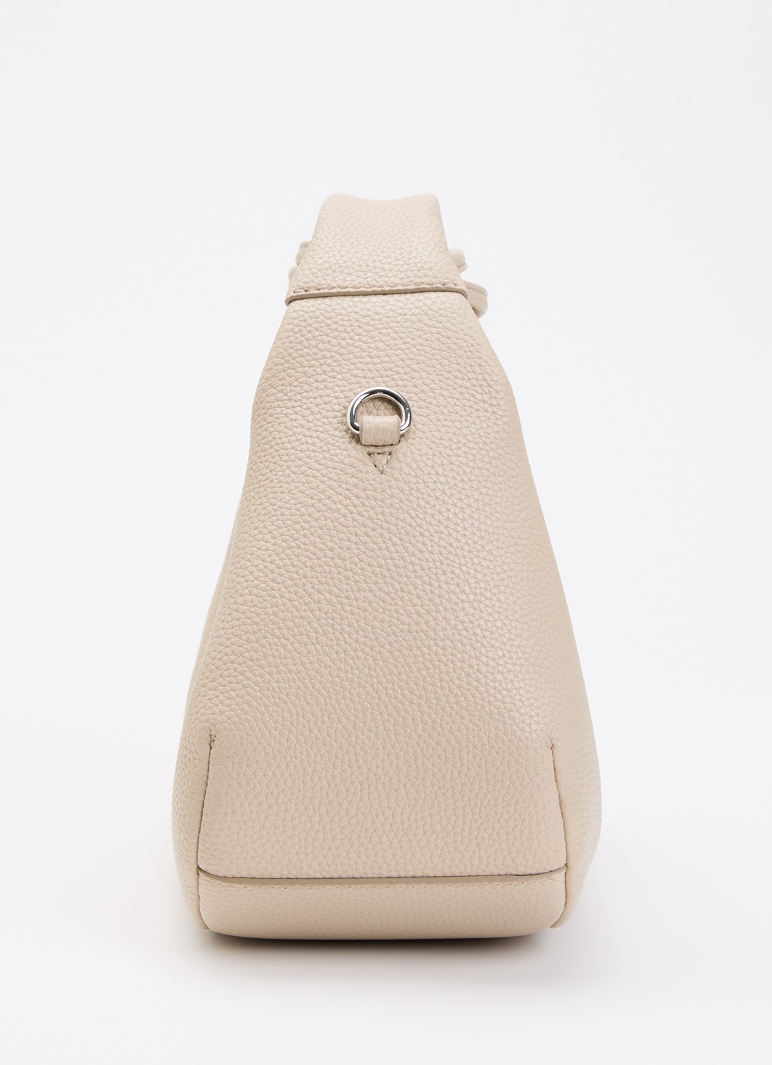 Ganni Hobo Mini handtas met afneembare schouderriem - detail 3 donkerbeige