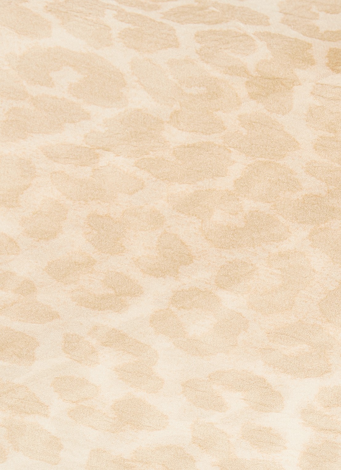 Ganni Semi-transparant blouse met panterprint - detail 5 donkerbeige