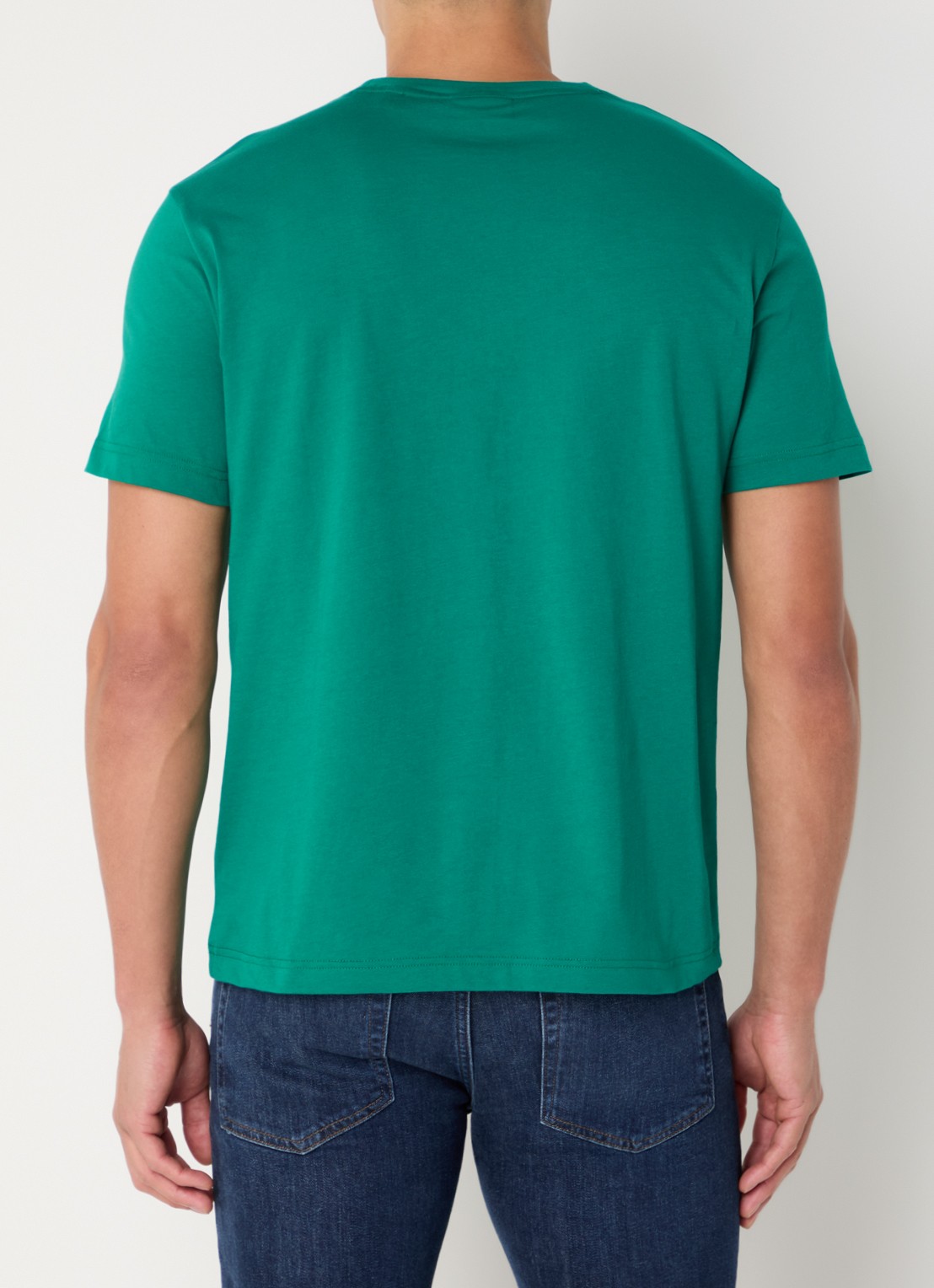 Gant College G T-shirt met logoprint - achterkant 4 donkergroen
