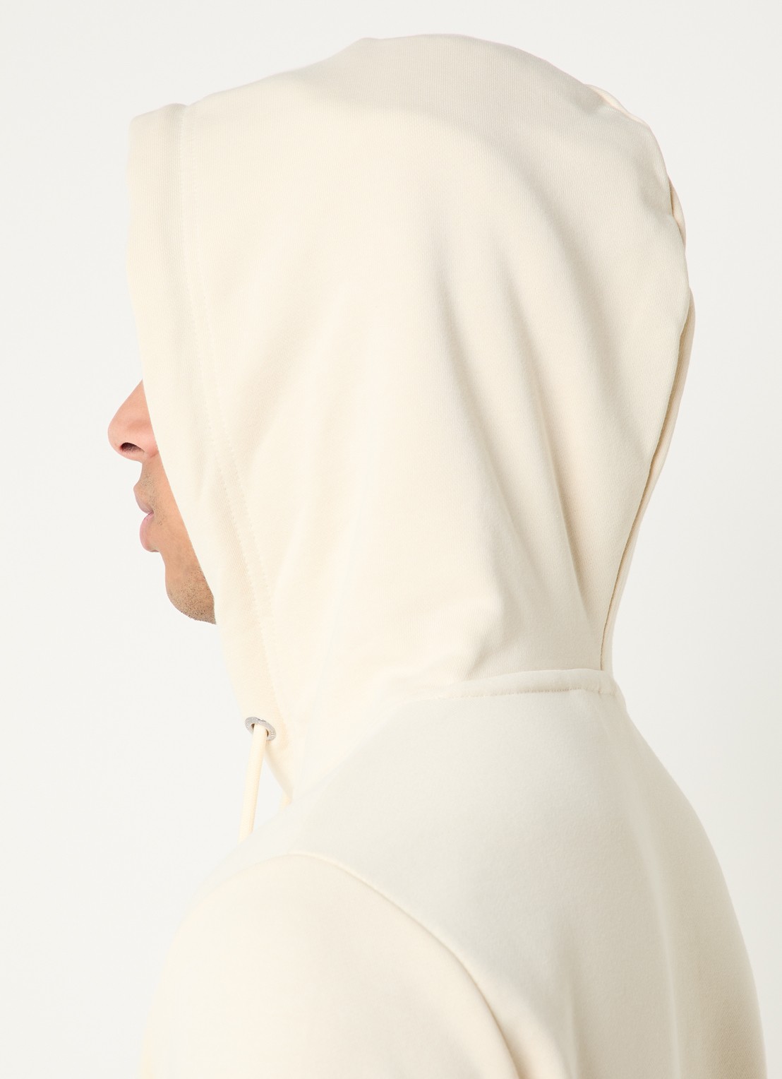 Gant Hoodie met logoborduring - detail 5 creme