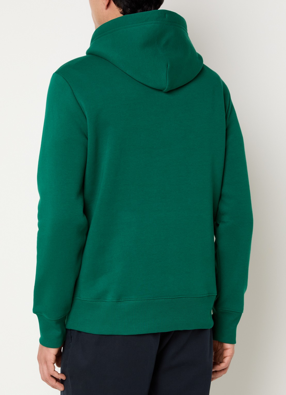 Gant Hoodie met logoprint - achterkant donkergroen