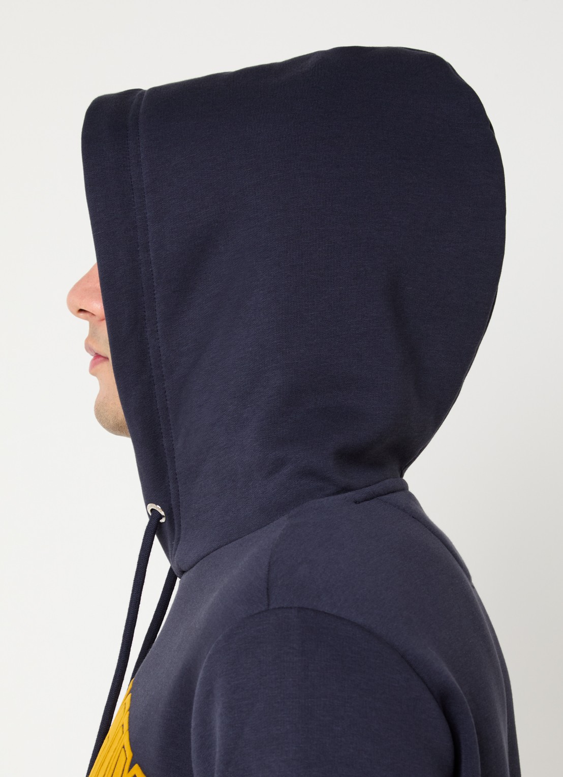 Gant Hoodie met logoprint - detail 2 royalblauw