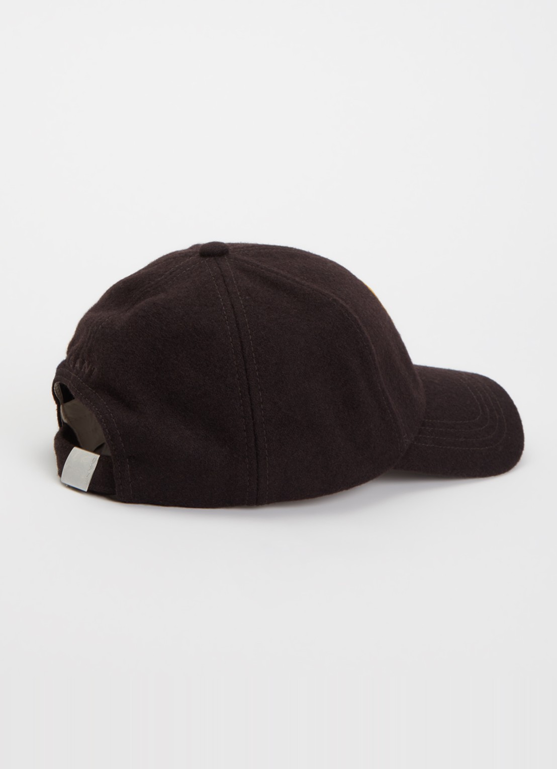 Gant Melton pet met logo - detail donkerbruin
