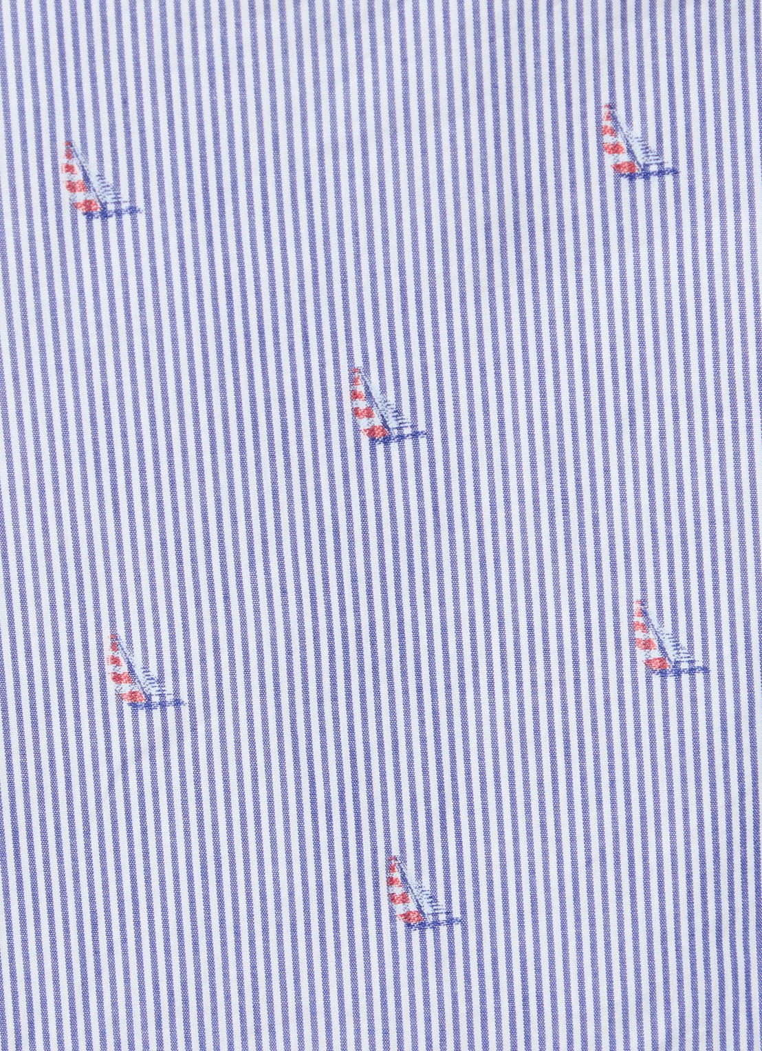 Gant Regular fit overhemd met print en borstzak - detail 3 royalblauw