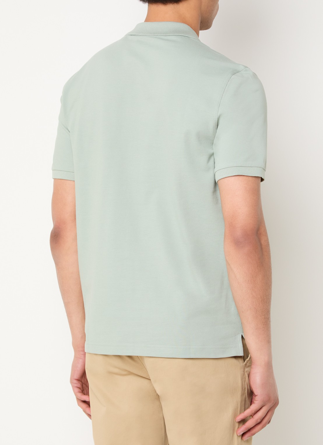 Gant Regular fit polo van piqué katoen met logo - achterkant 4 lindegroen