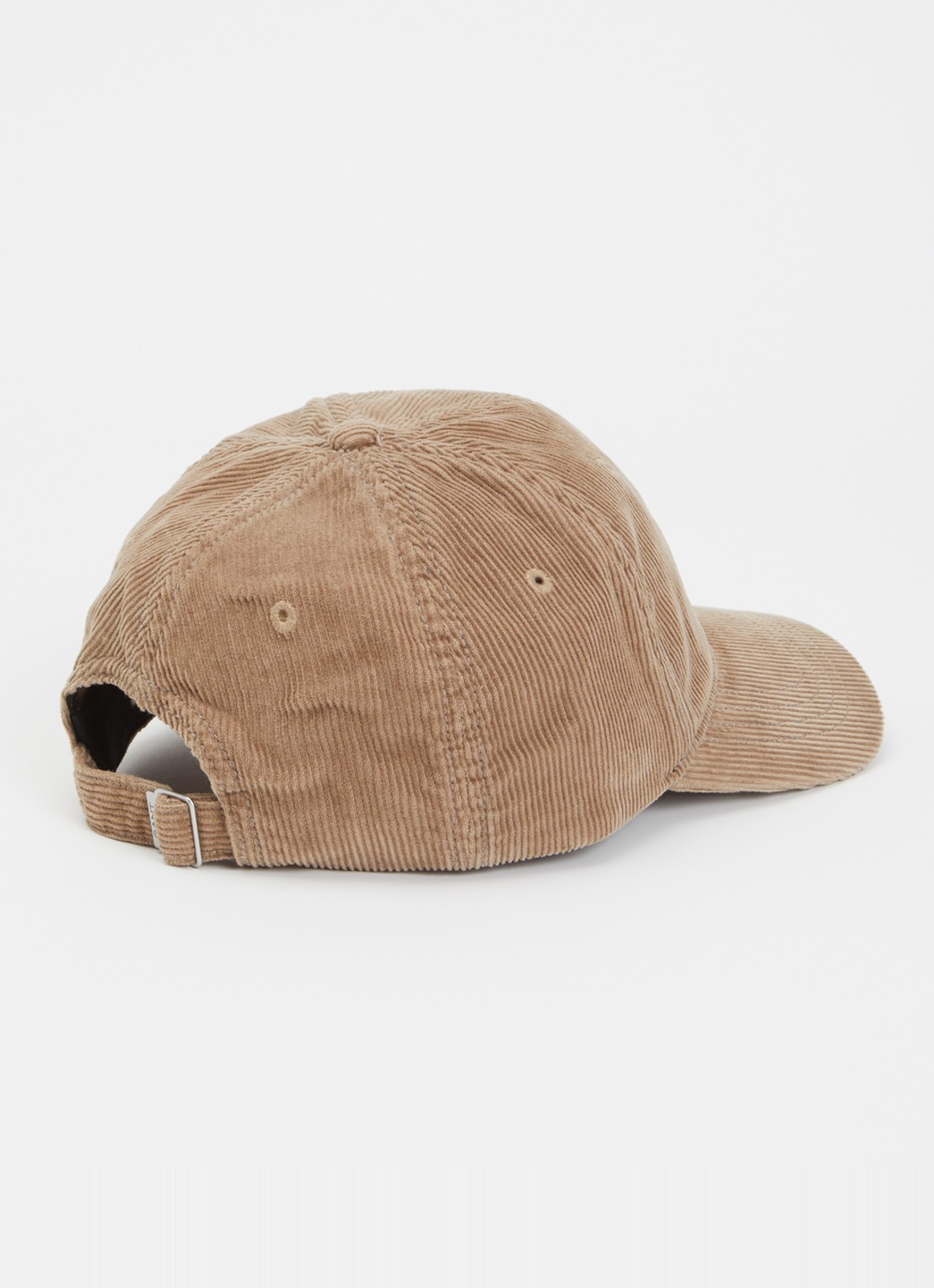 Gant Shield pet met  van corduroy met logoborduring - detail lichtbruin