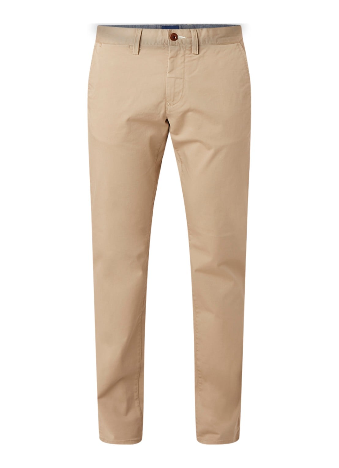 Gant Slim fit chino van katoen - voorkant 2 beige