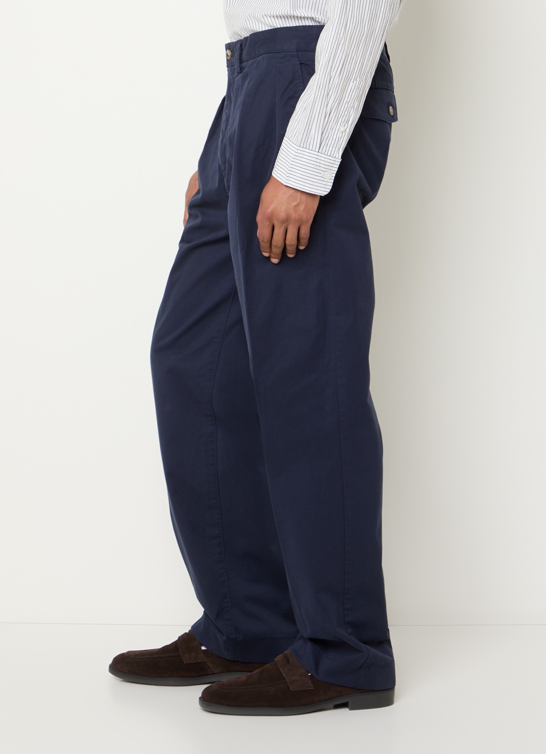 Gant Straight fit chino met steekzakken - detail 4 blauw