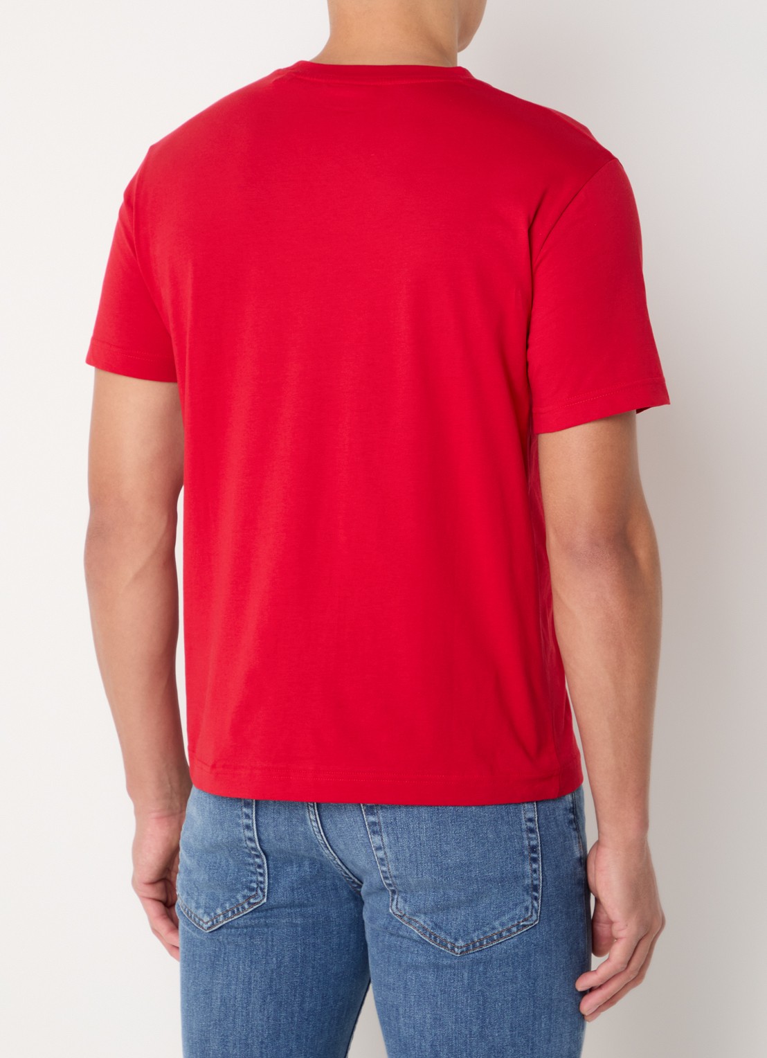 Gant T-shirt met logo - achterkant 3 rood