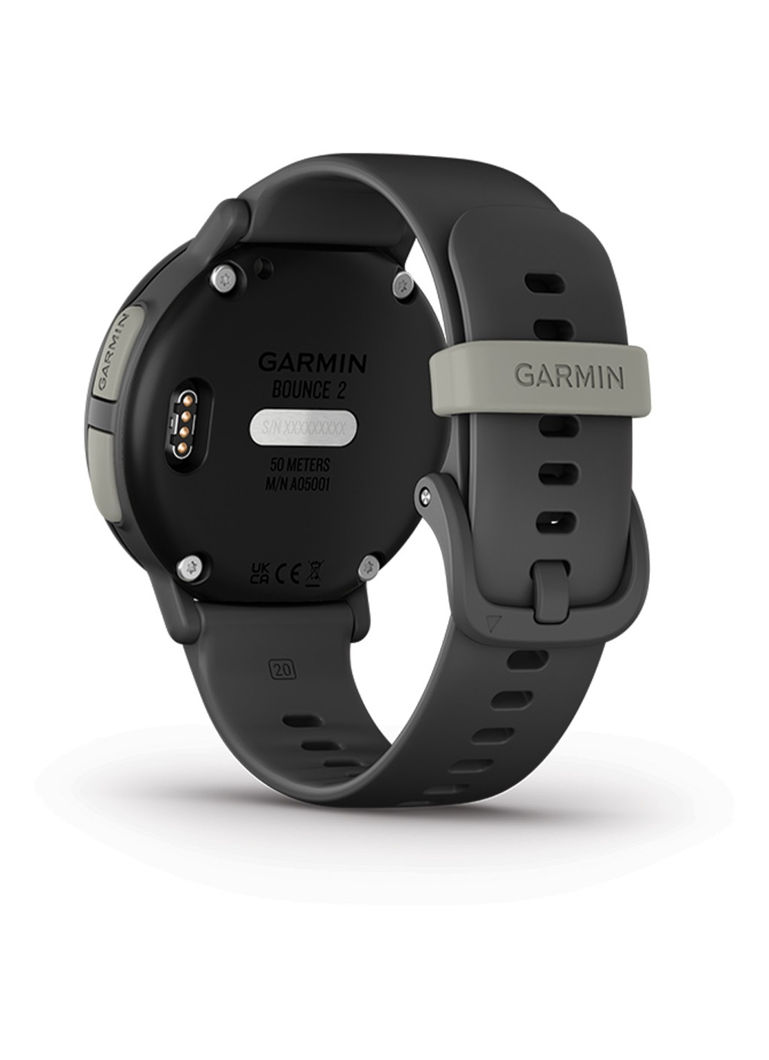 Garmin Bounce 2 smartwatch  - detail 5 antraciet