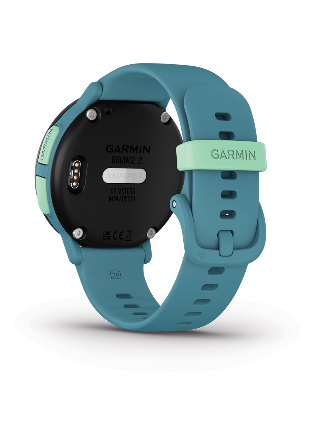 Garmin Bounce 2 smartwatch  - detail 6 turquoise