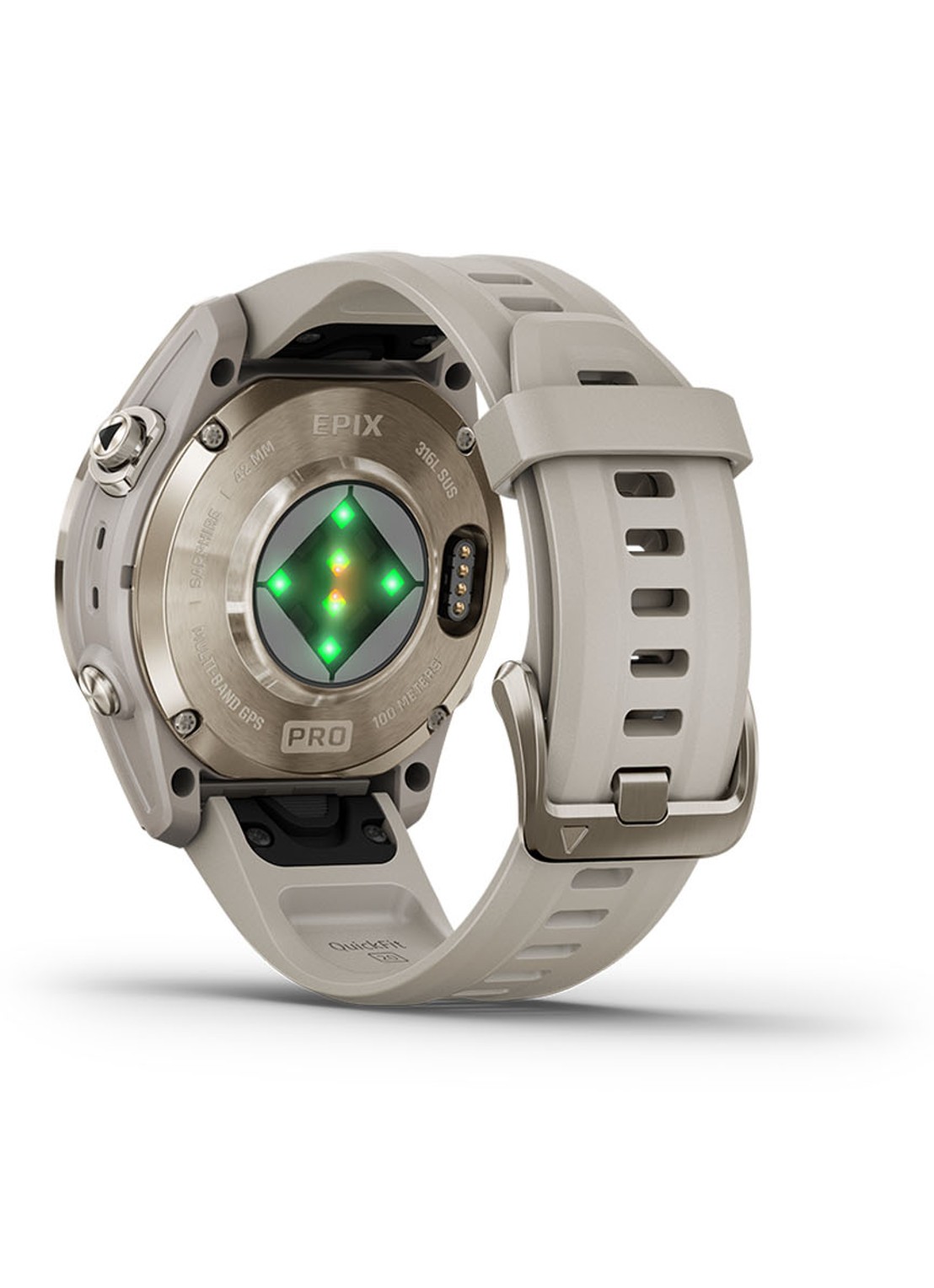 Garmin Epix Pro horloge 42 mm met saffierglas - detail 3 goud