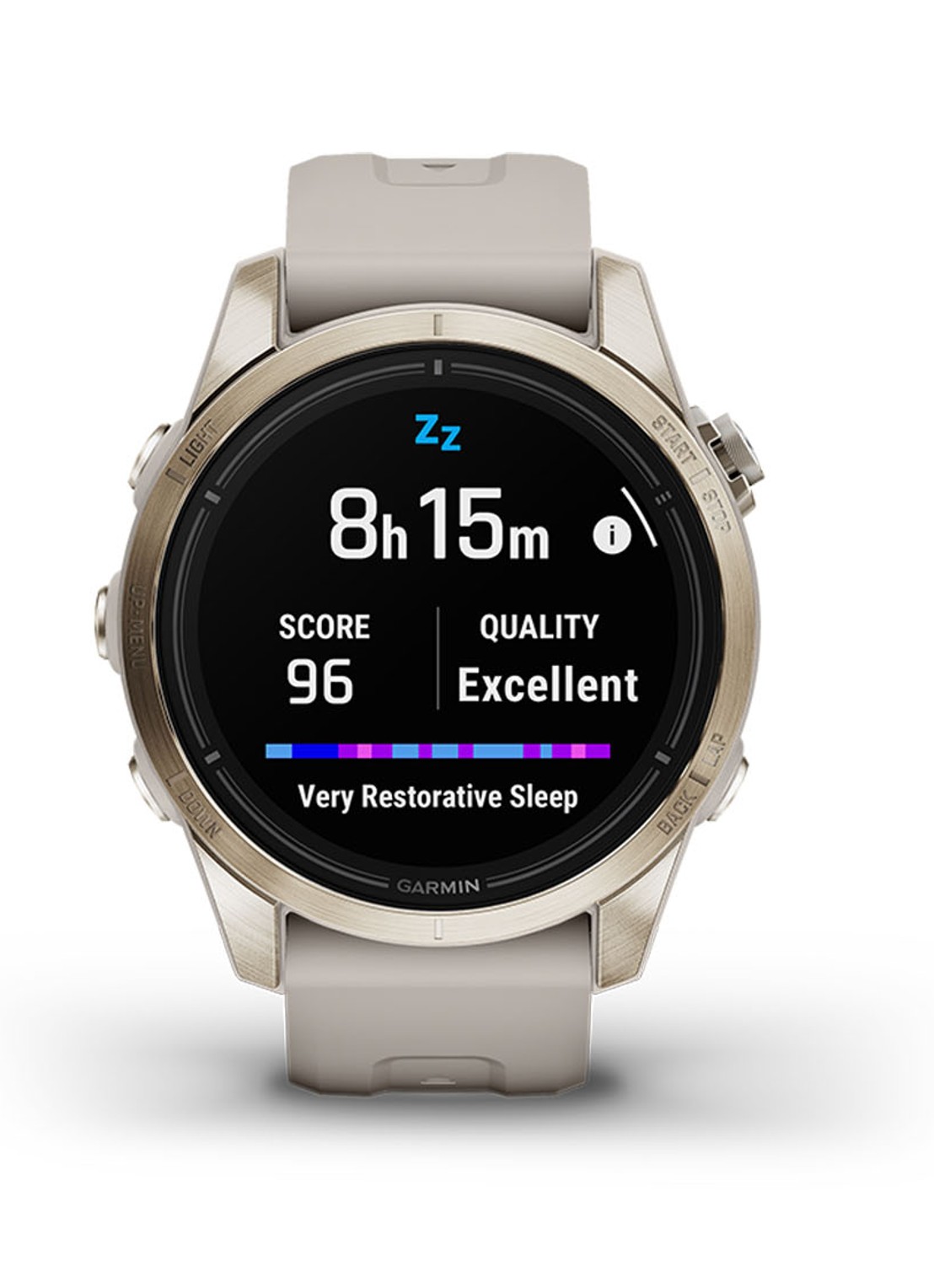 Garmin Epix Pro horloge 42 mm met saffierglas - detail 6 goud