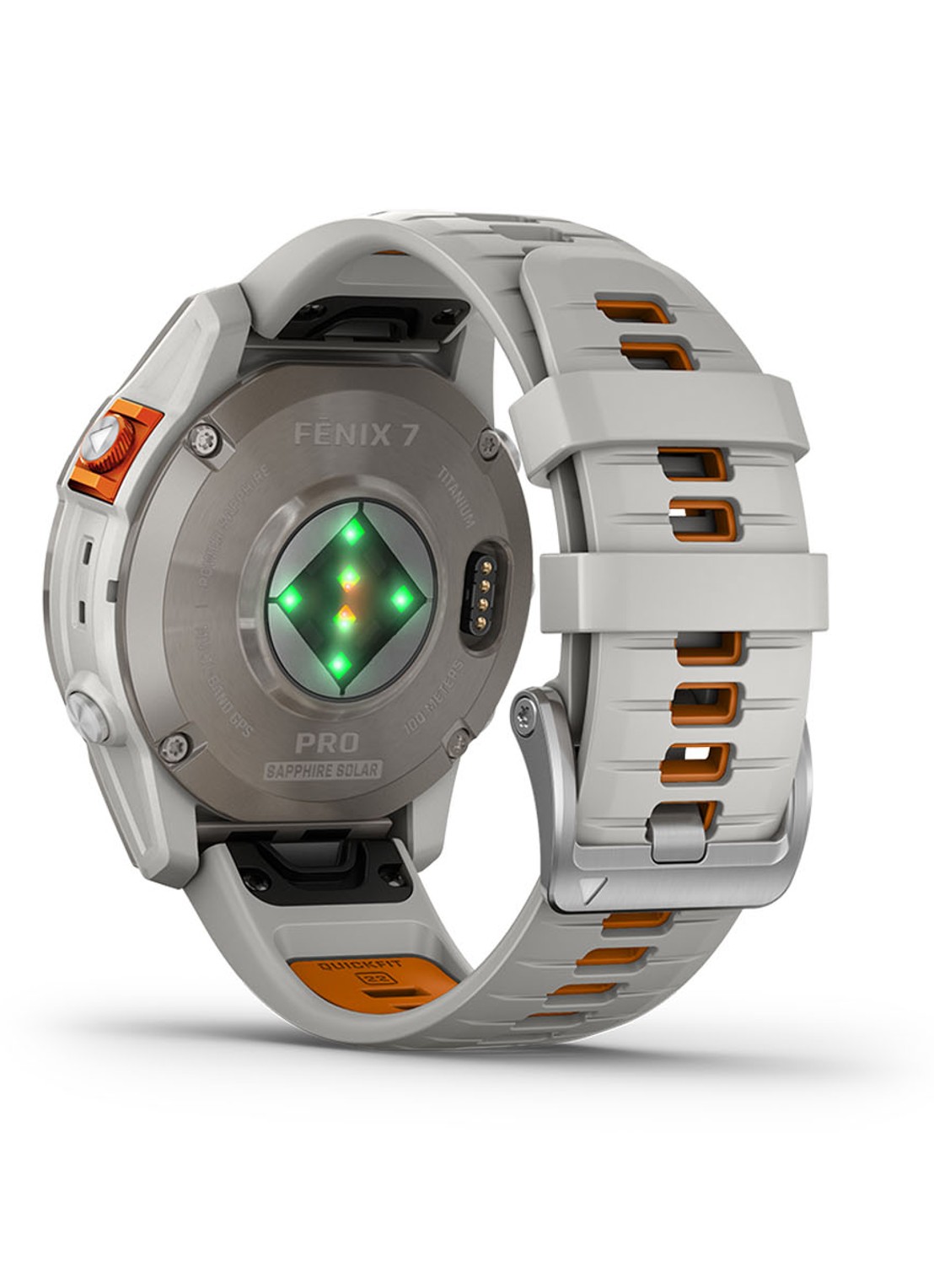 Garmin Fenix 7 Pro Sapphire Solar horloge 47 mm met saffierglas - detail 3 grijs