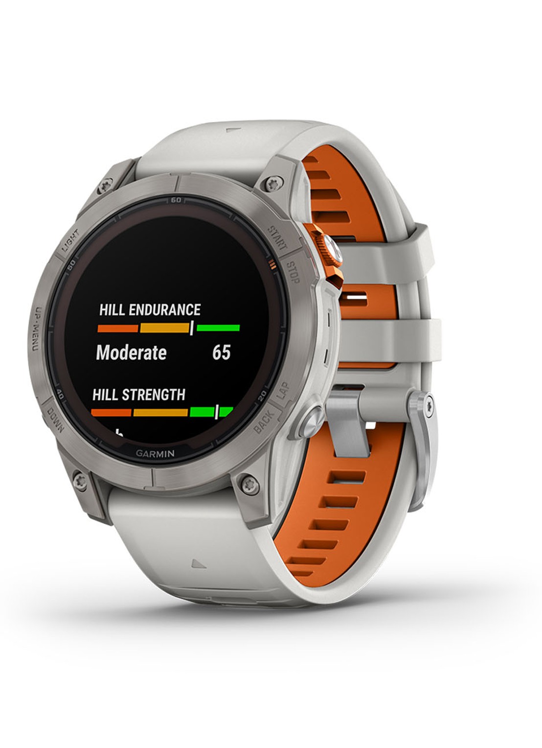 Garmin Fenix 7 Pro Sapphire Solar horloge 47 mm met saffierglas - voorkant 2 grijs